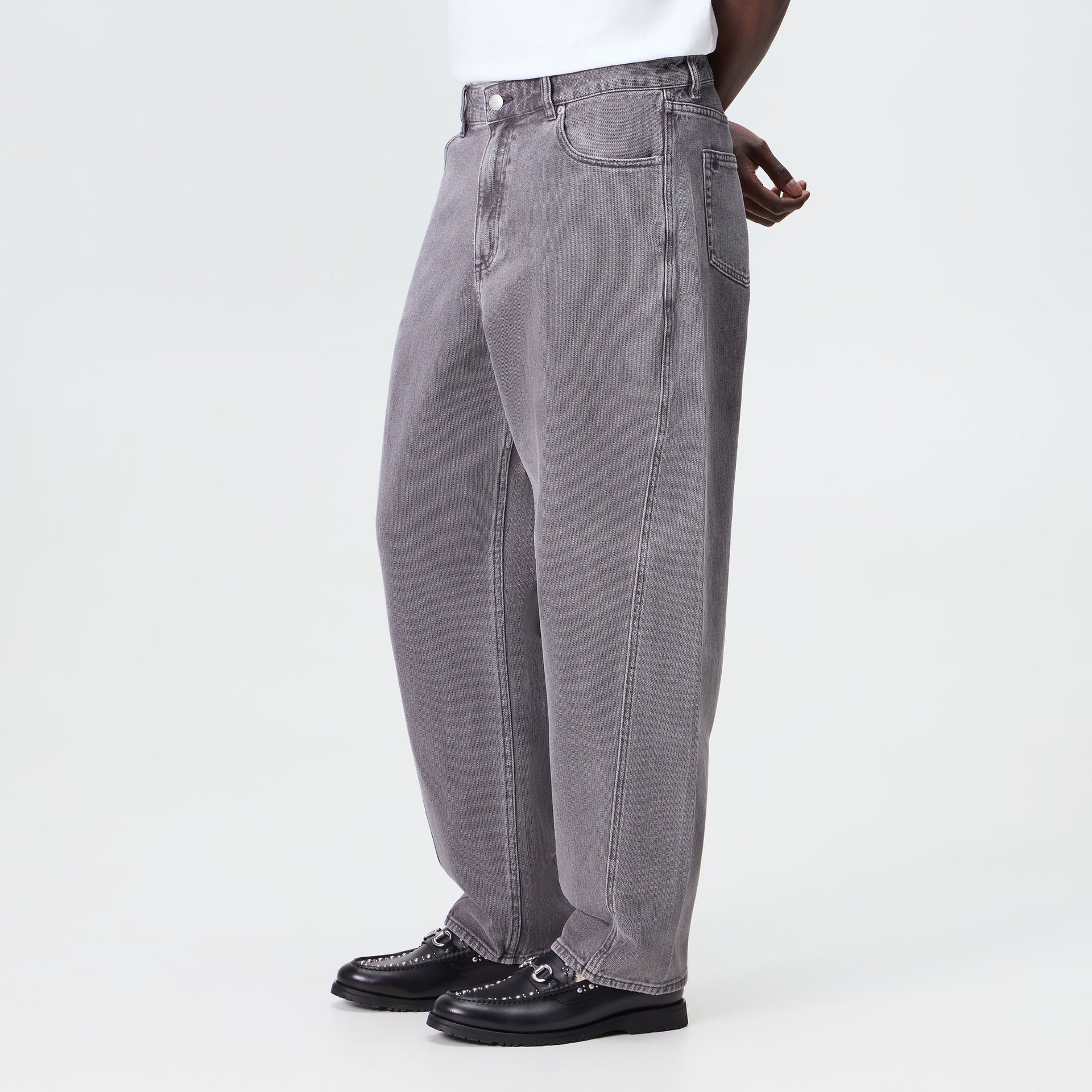 Kith Herringbone Denim Galen Jeans - Mineral