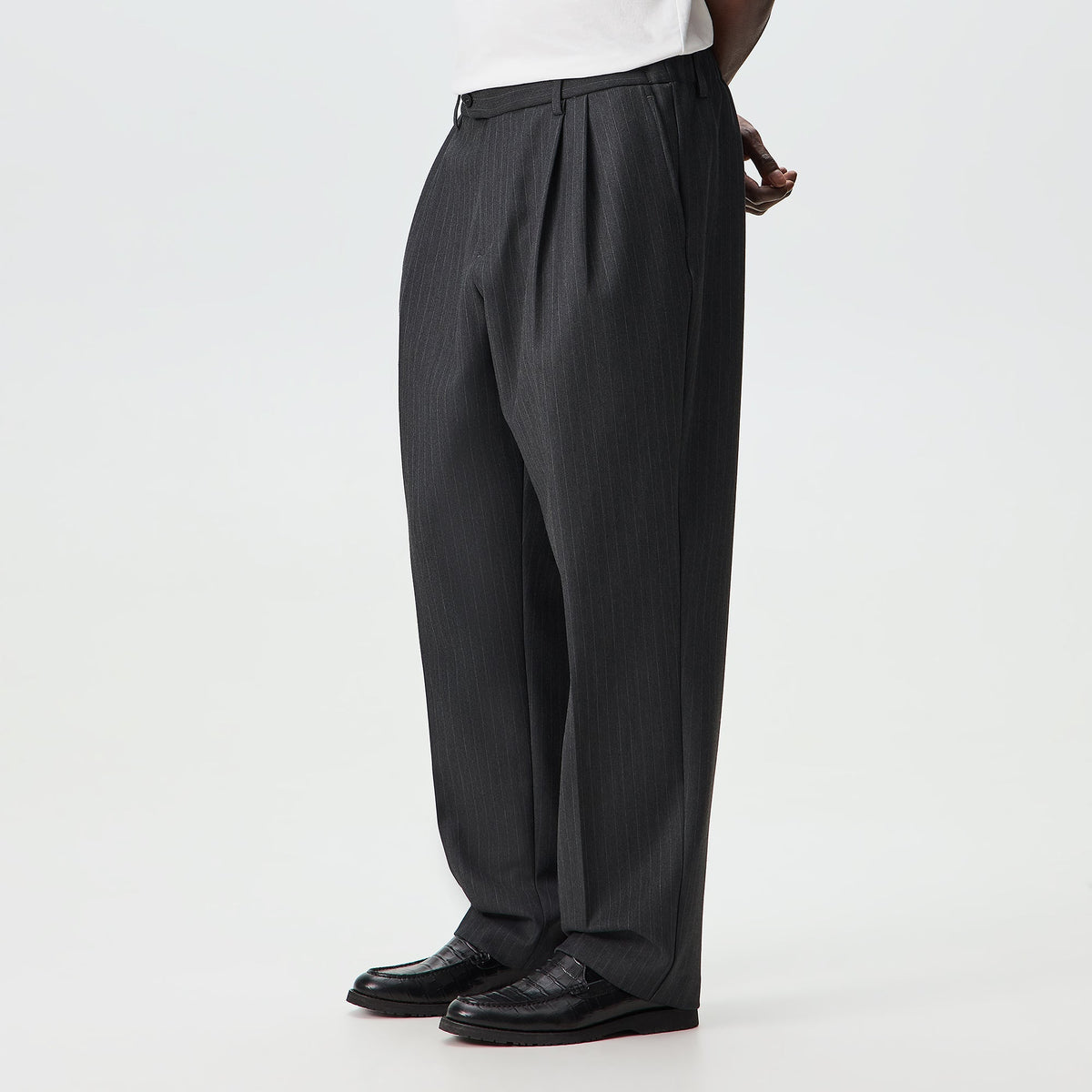 Kith Double Weave Tyler Pant - Dark Heather Grey