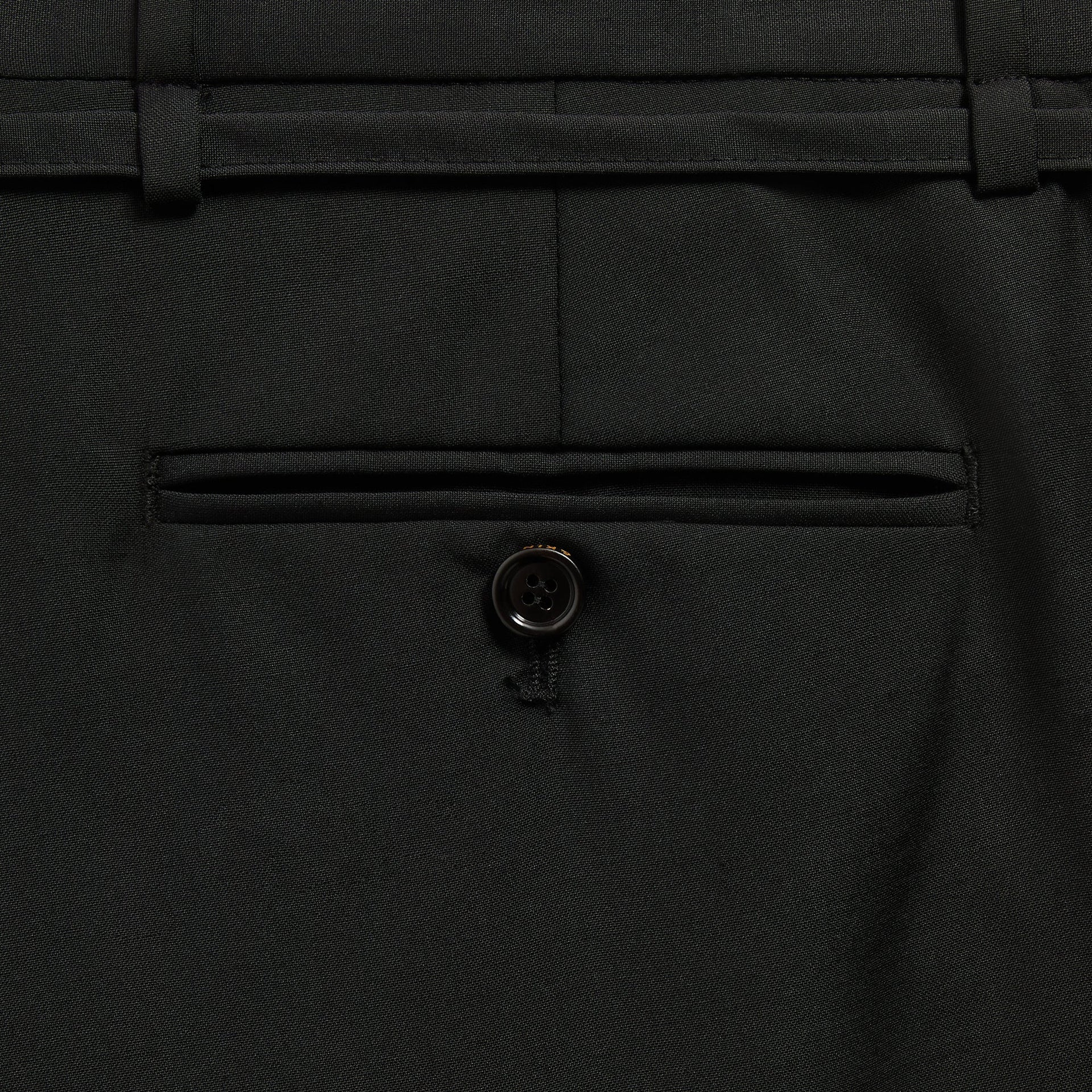 &Kin Tropical Wool Eli Pleated Trouser - Black