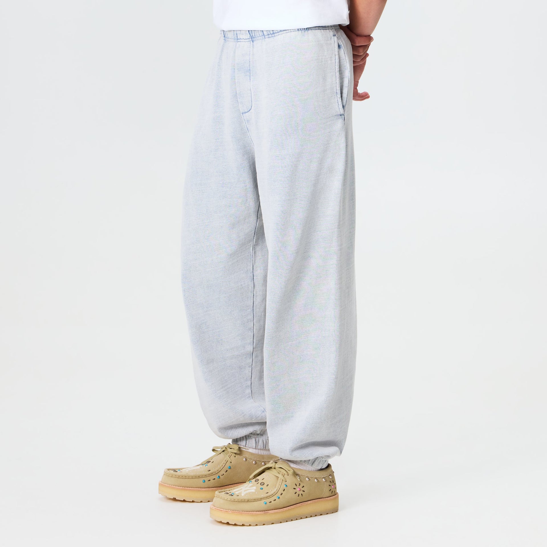 Kith Indigo Fleece Nelson Sweatpant - Pale Indigo