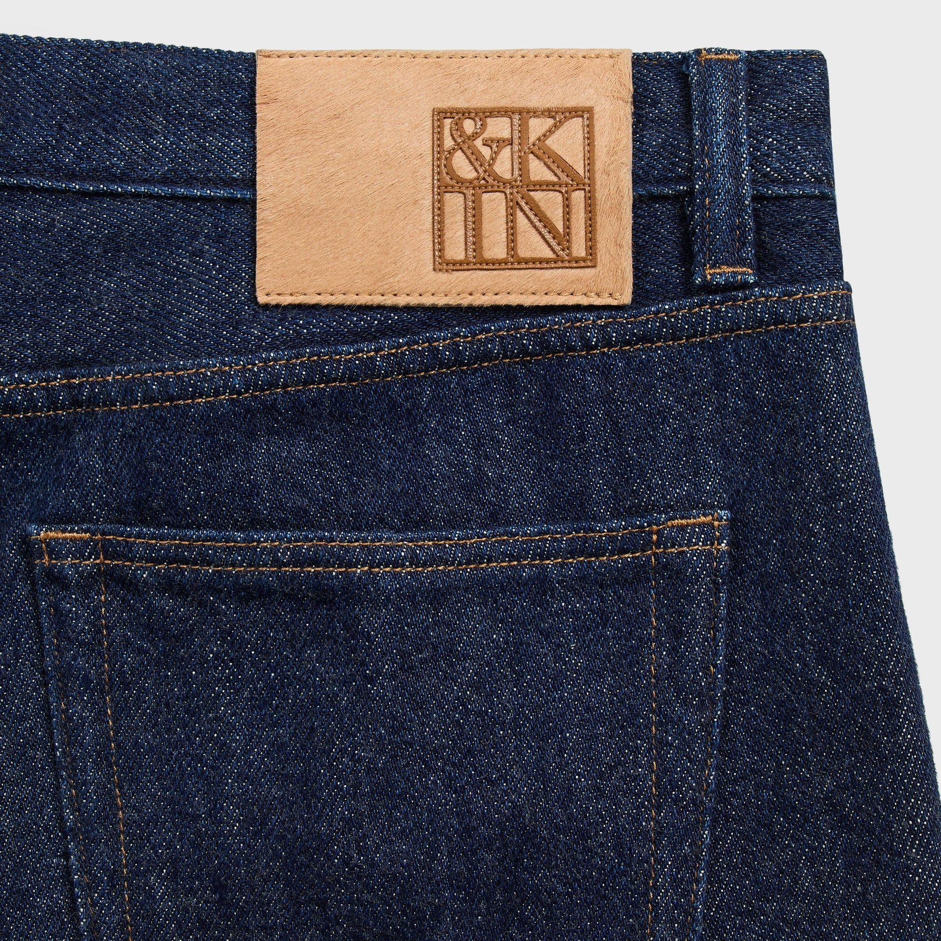 &Kin Rope Twill Webster Chill - Dark Indigo