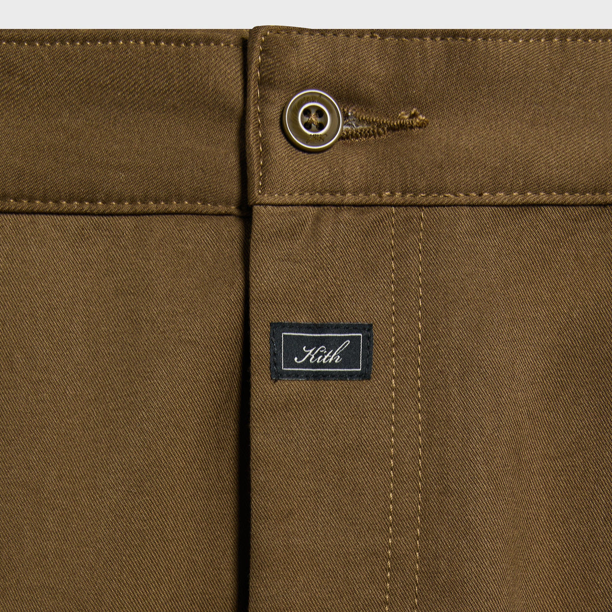 Kith Washed Herringbone Twill Gus Pant - Buckwheat