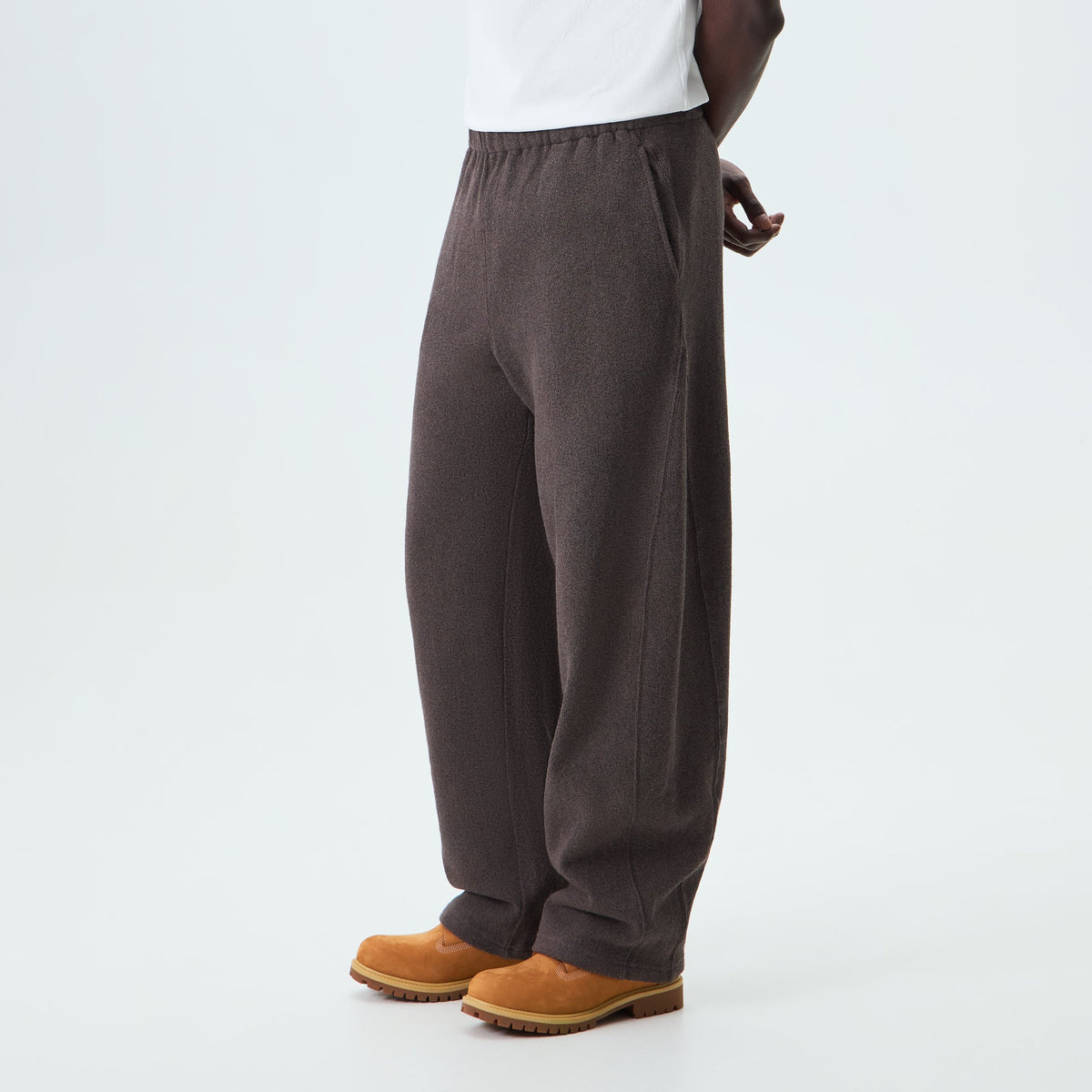 &Kin Crepe Fleece Denver Sweatpant - Pecan