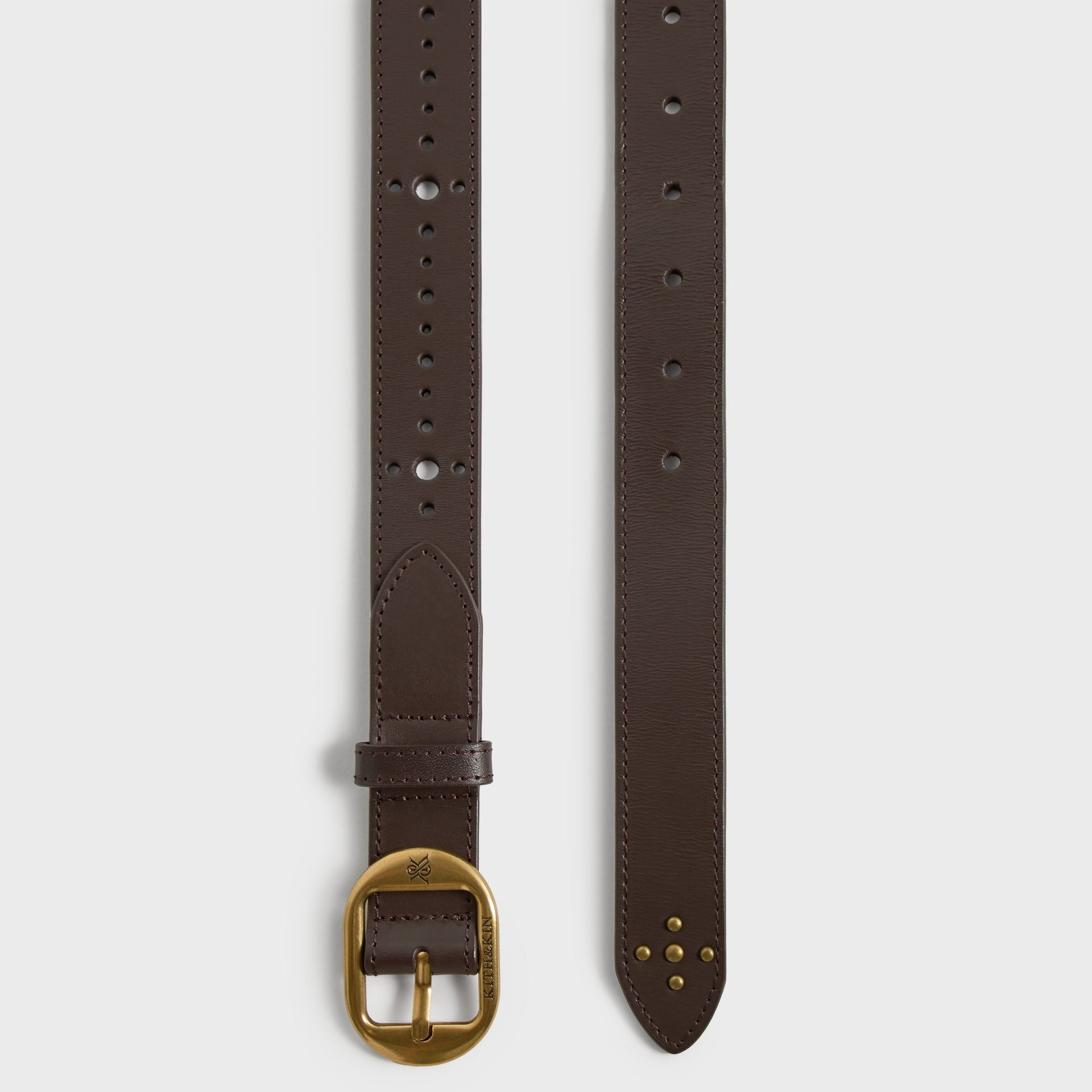 Kith Studded Leather Belt - Robusta - PH