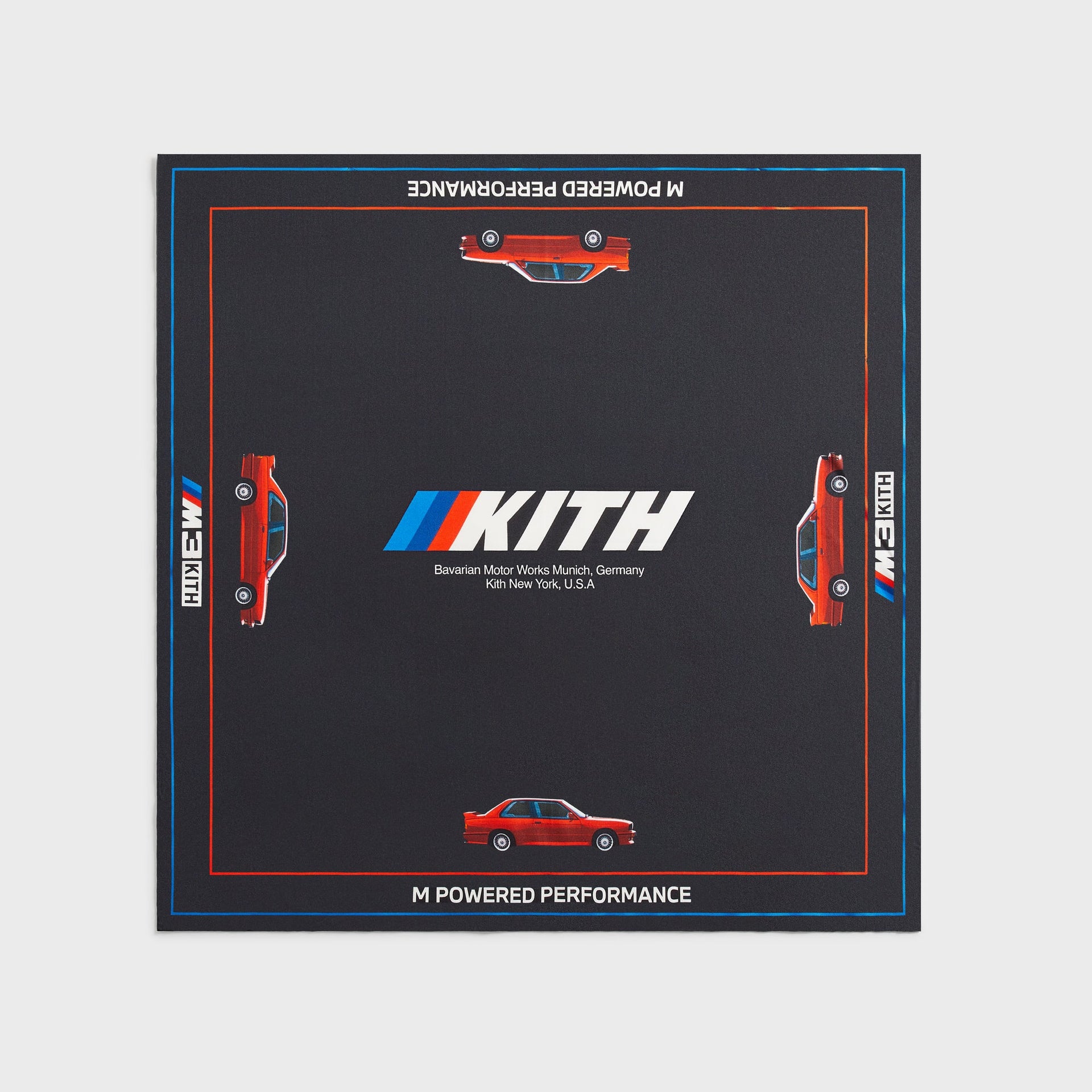 Kith for BMW Silk Bandana - Black - PH