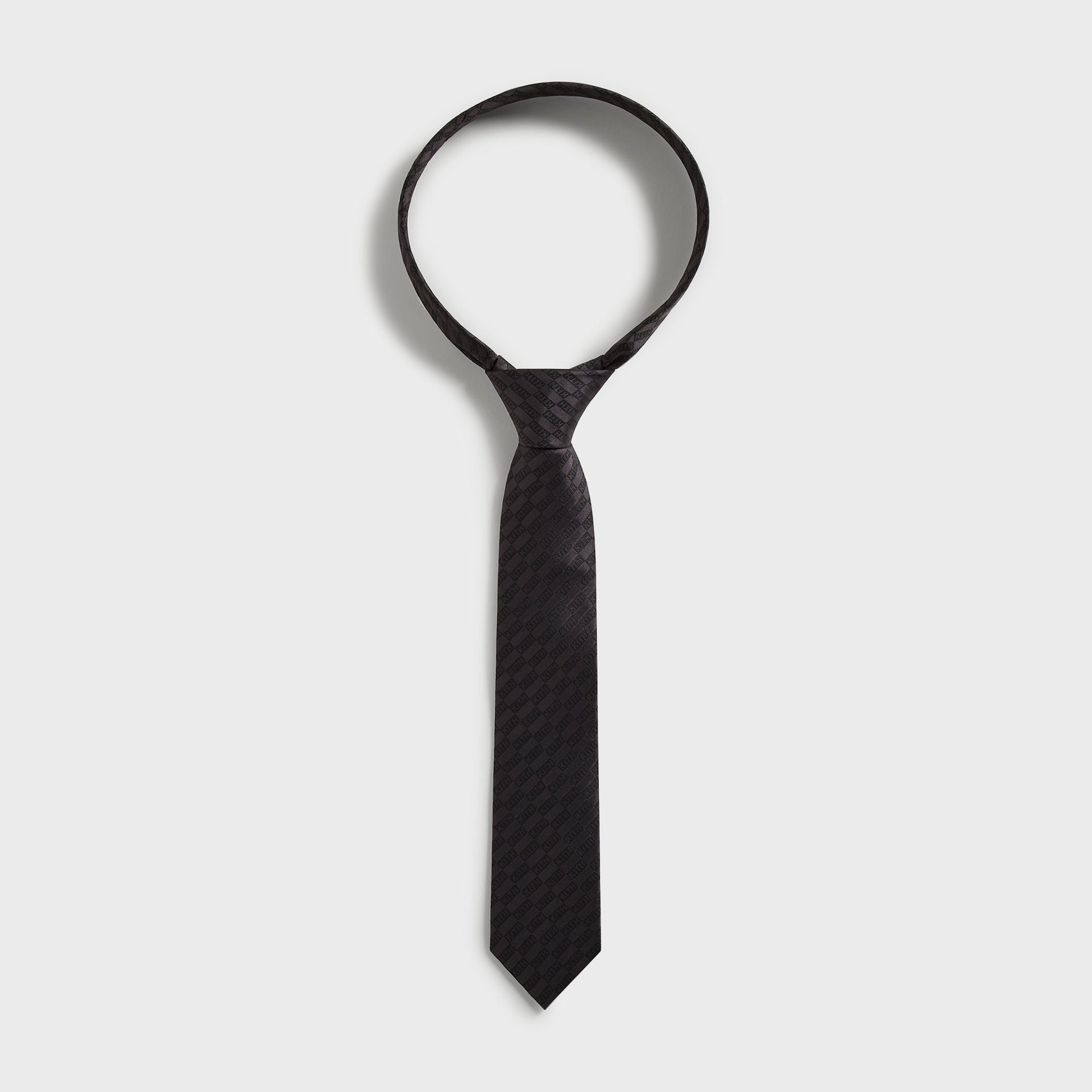 Kith Jacquard Classic Logo Tie - Black - PH