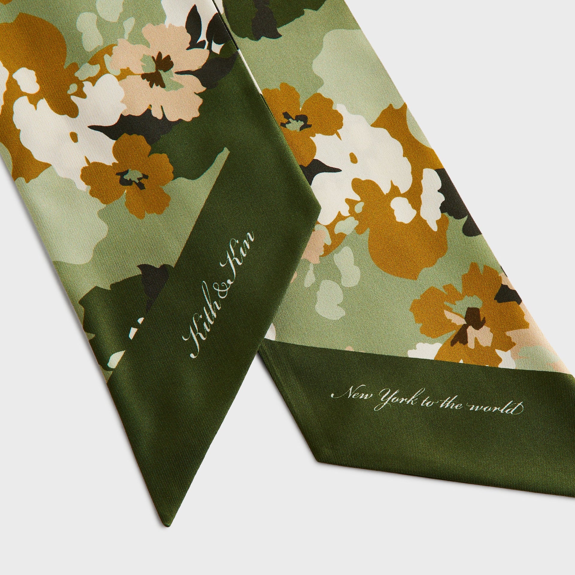 Kith Printed Silk Neck Tie - Sage