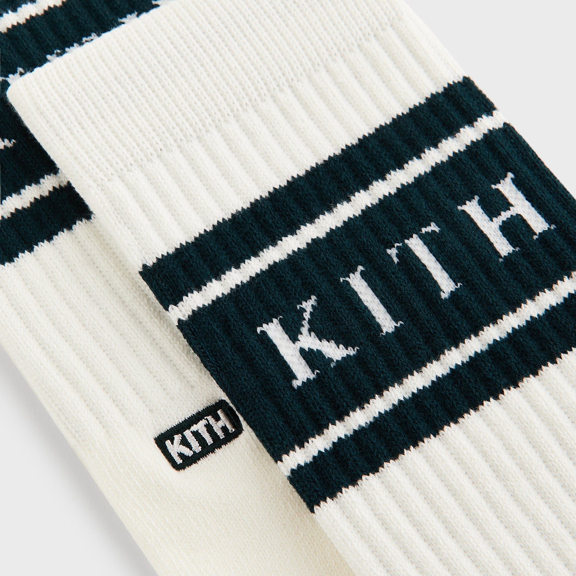 Kith 3-Pack Variegated Stripe Crew Socks - Multi
