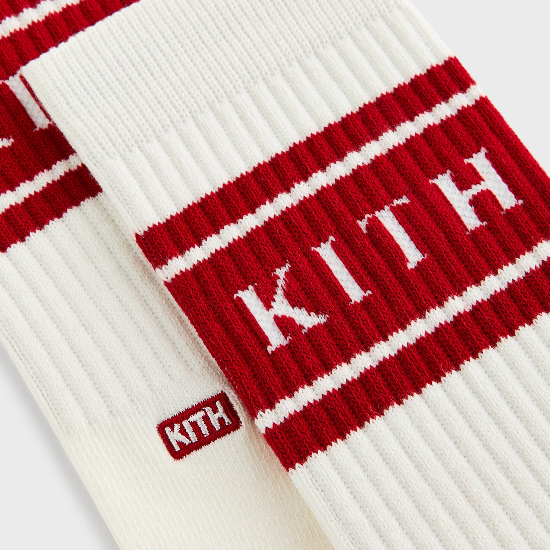 Kith 3-Pack Variegated Stripe Crew Socks - Multi