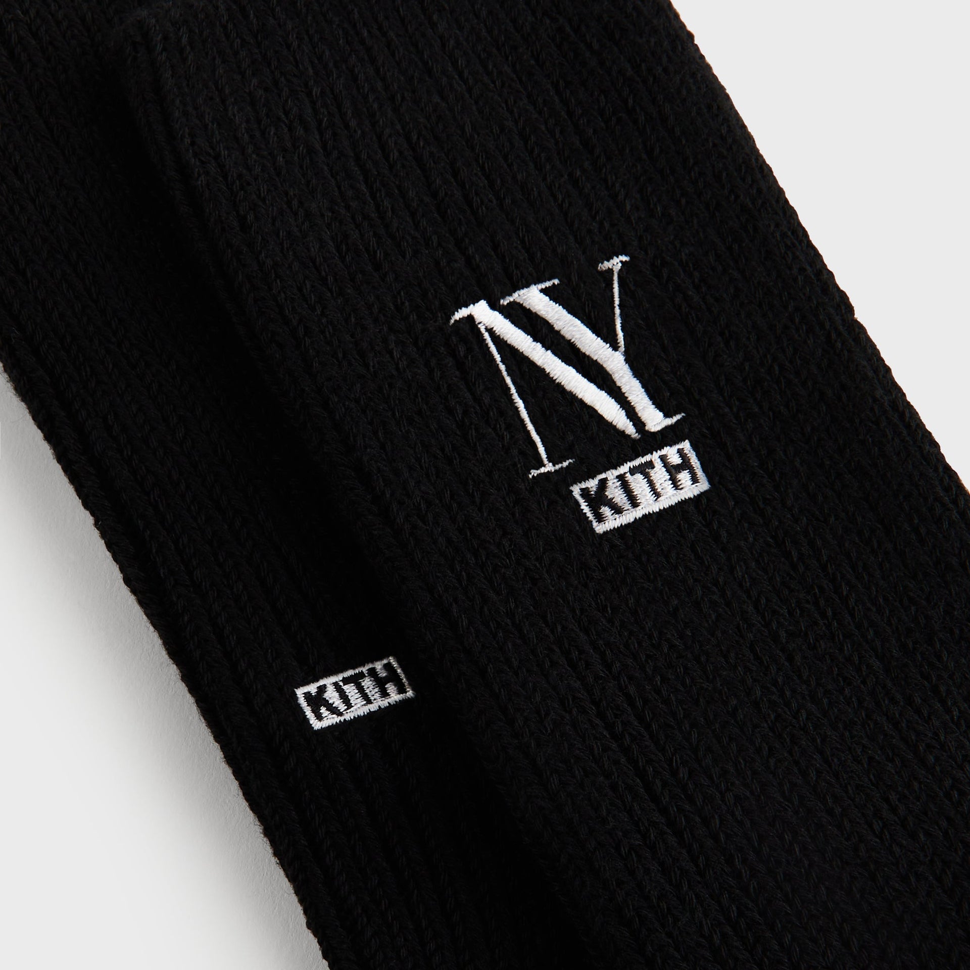 Kith NY Cotton Slouchy Crew Socks - Black