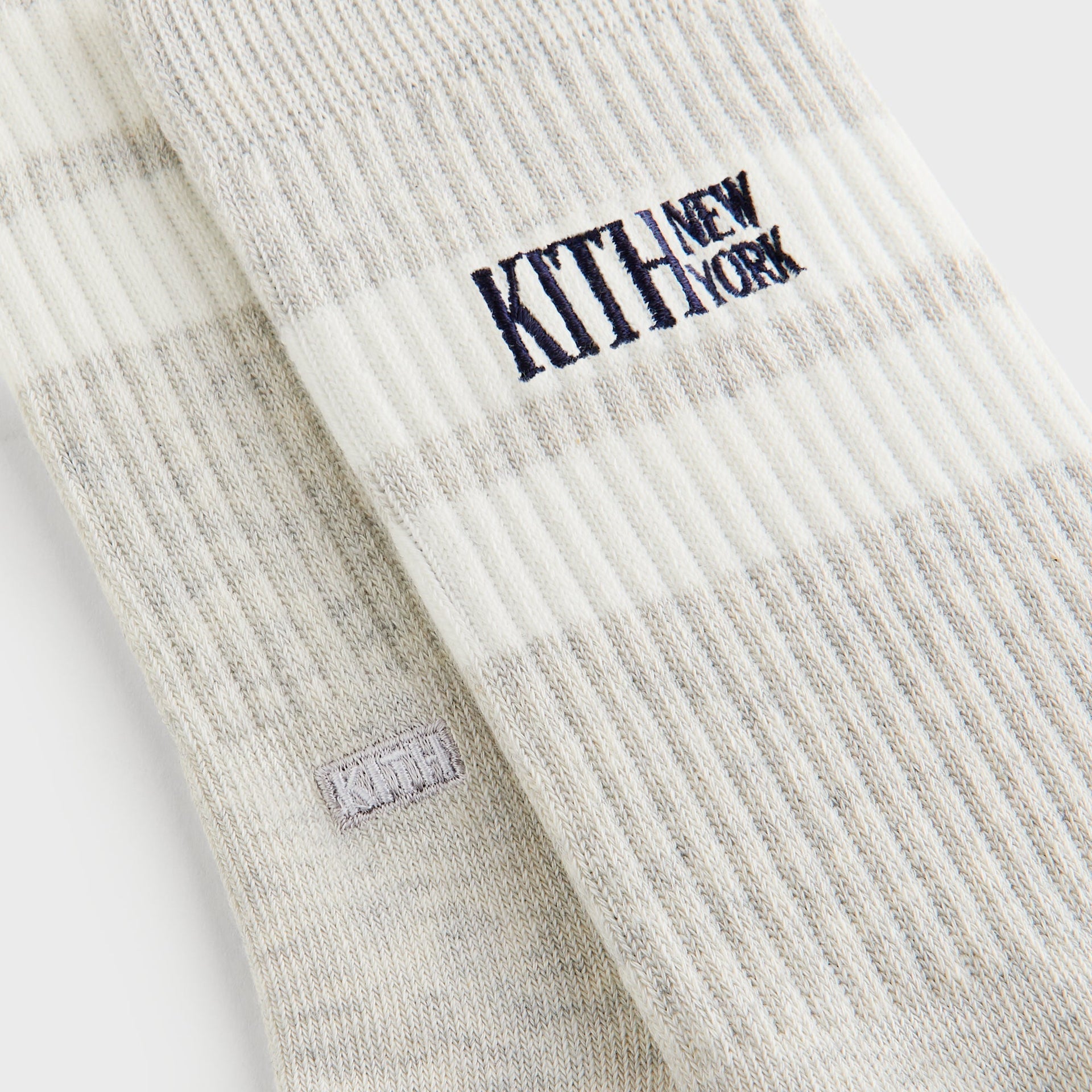 Kith Calf Stripe Socks - Heather Grey - PH