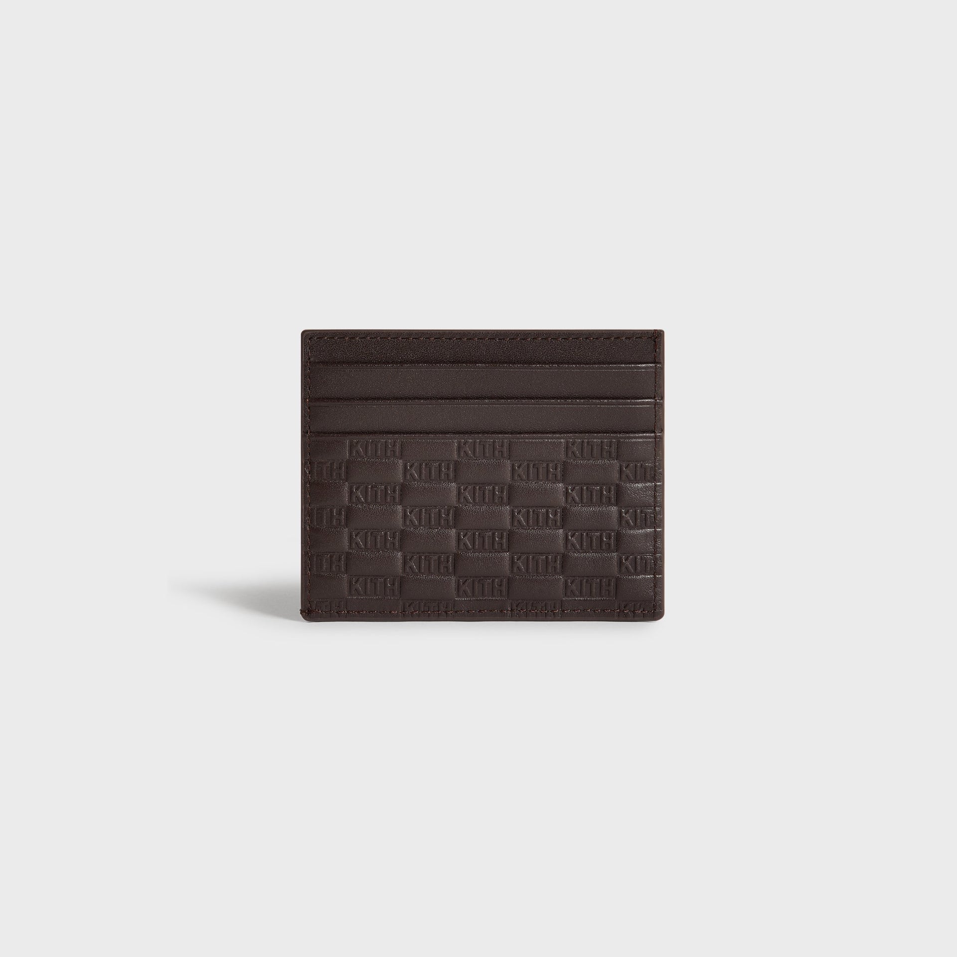 Kith Monogram Leather Card Holder - Zoom