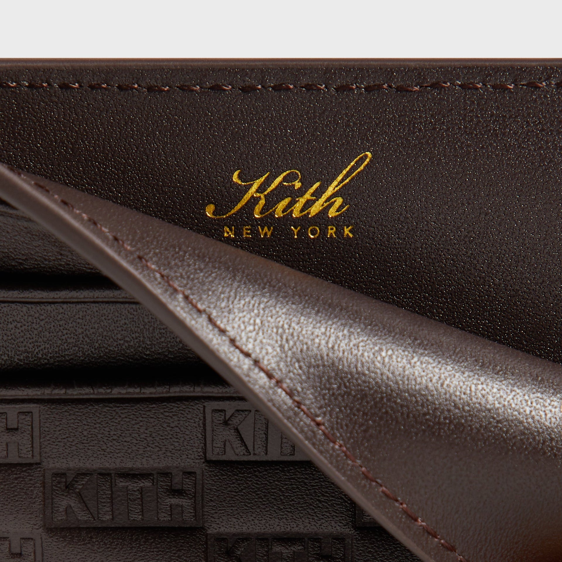 Kith Monogram Leather Card Holder - Zoom - PH