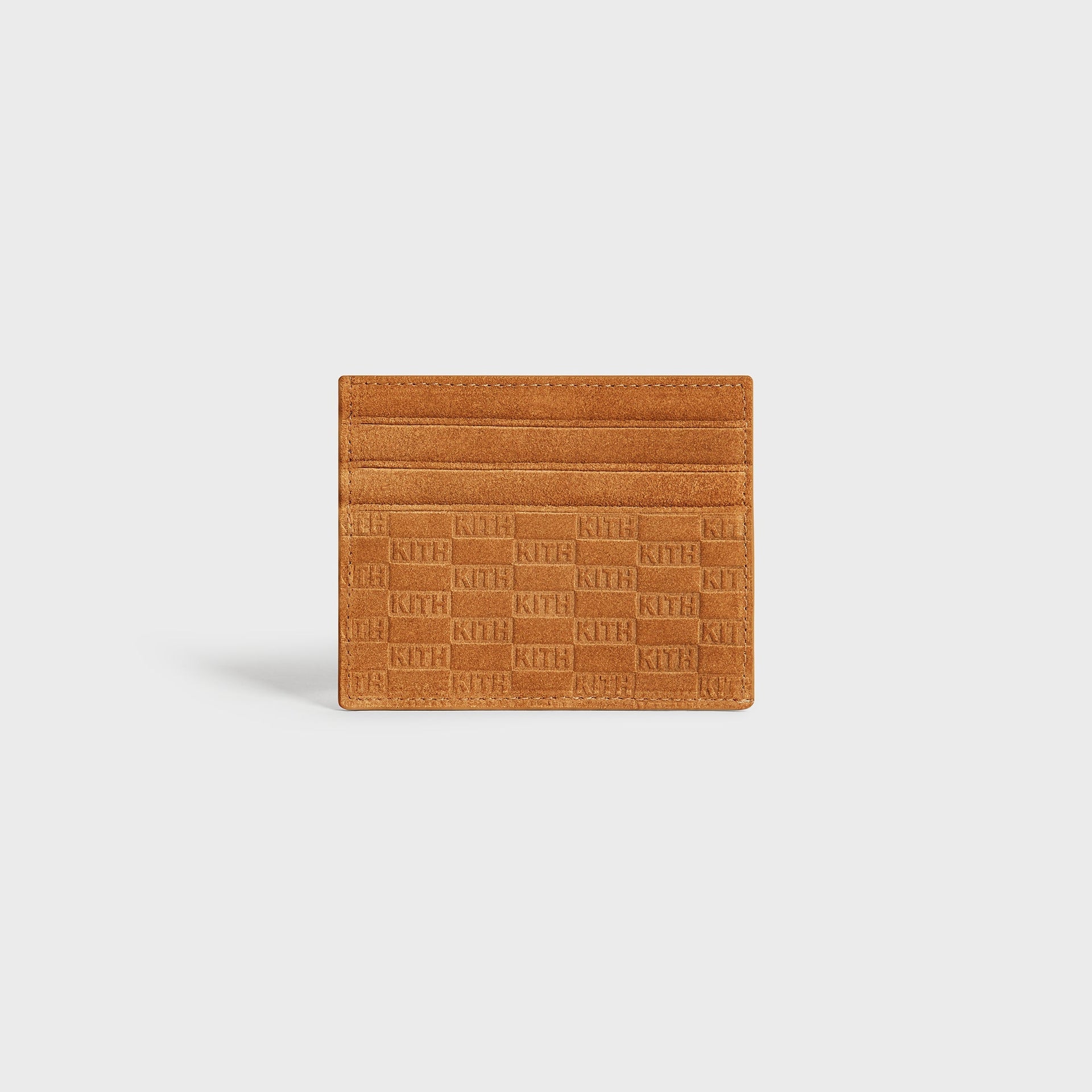 Kith Monogram Suede Cardholder - Argil - PH