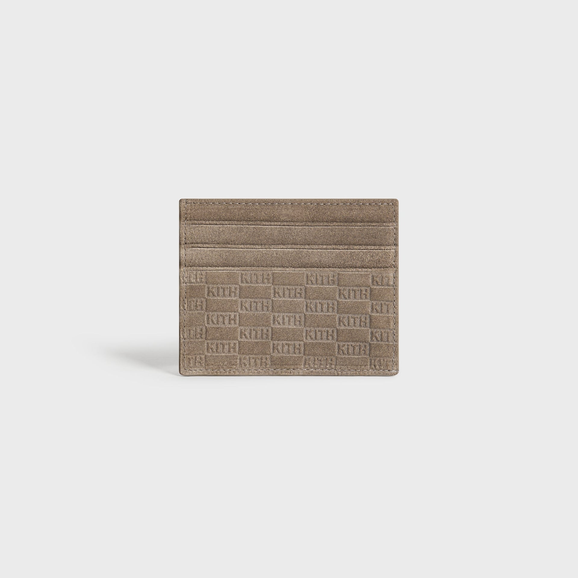 Kith Monogram Suede Cardholder - Java
