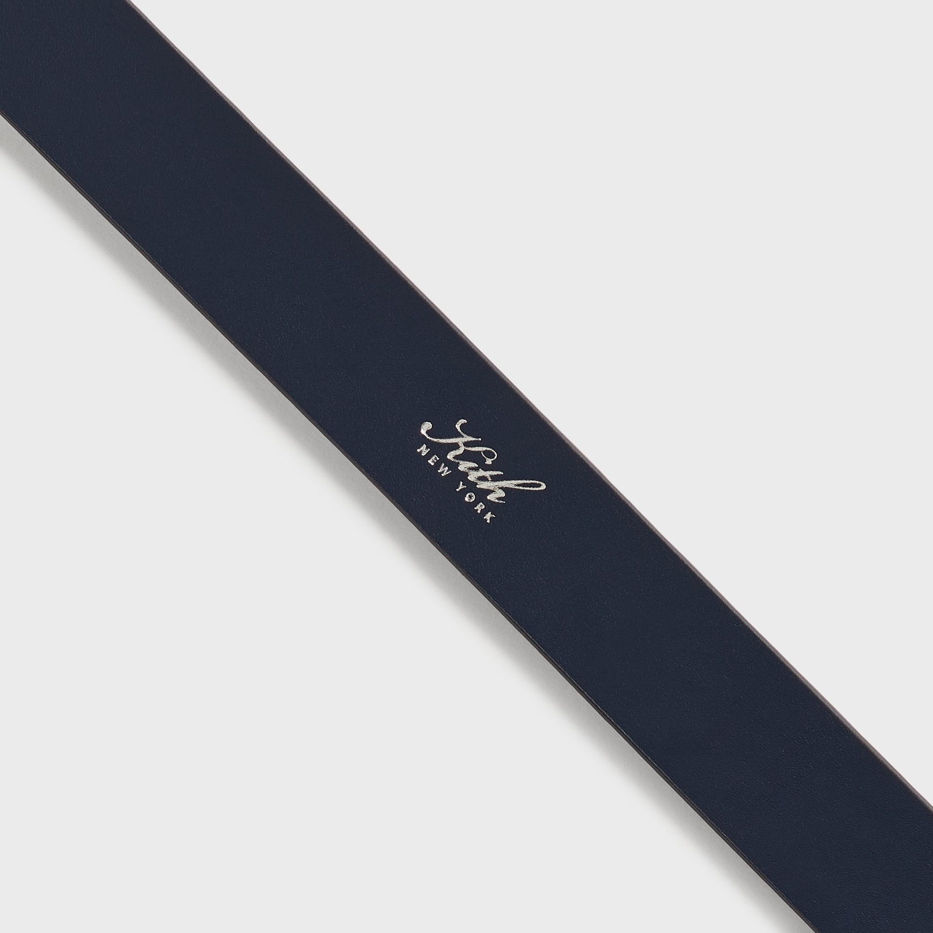 Kith Monogram Tumbled Leather Belt - Ink