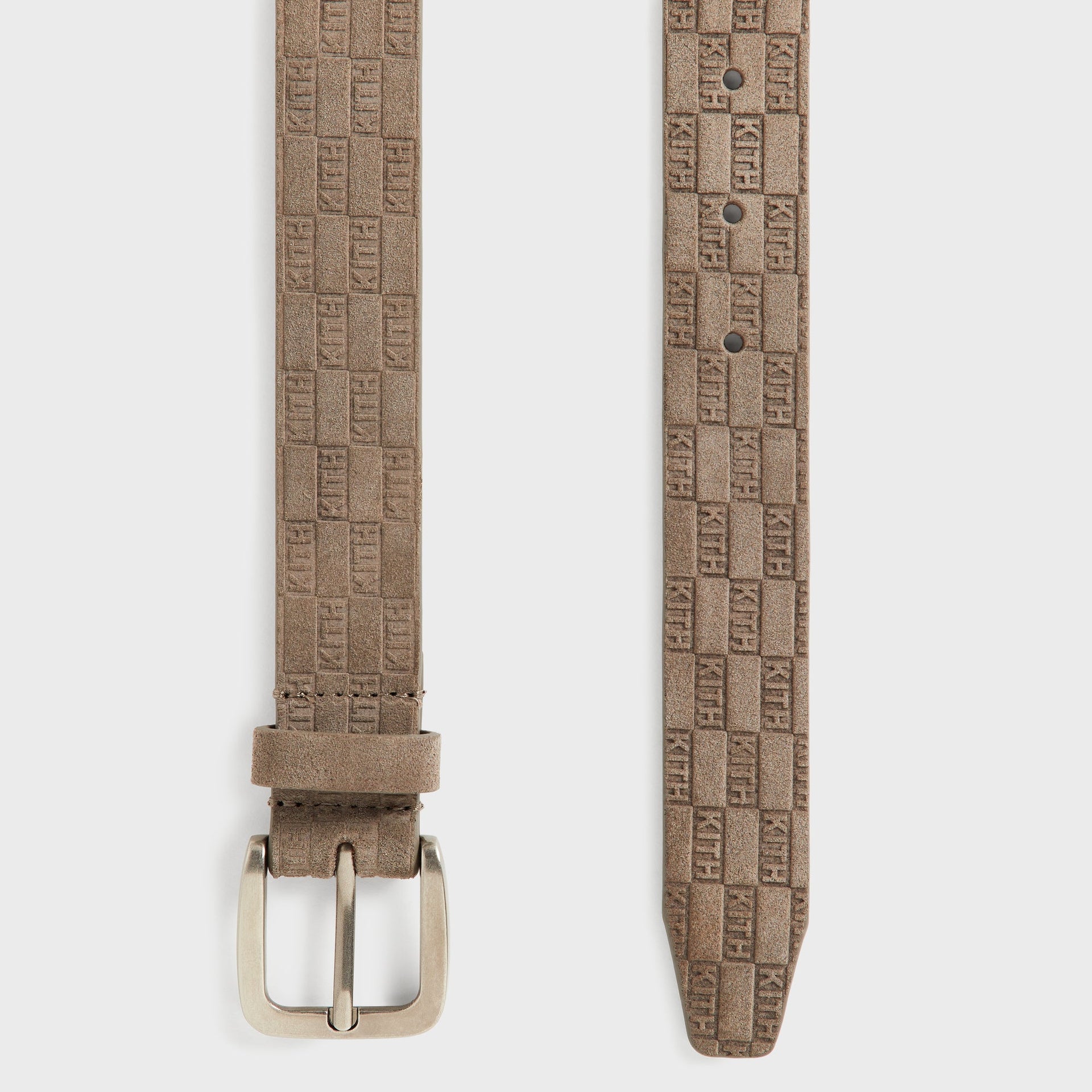 Kith Monogram Suede Belt - Java