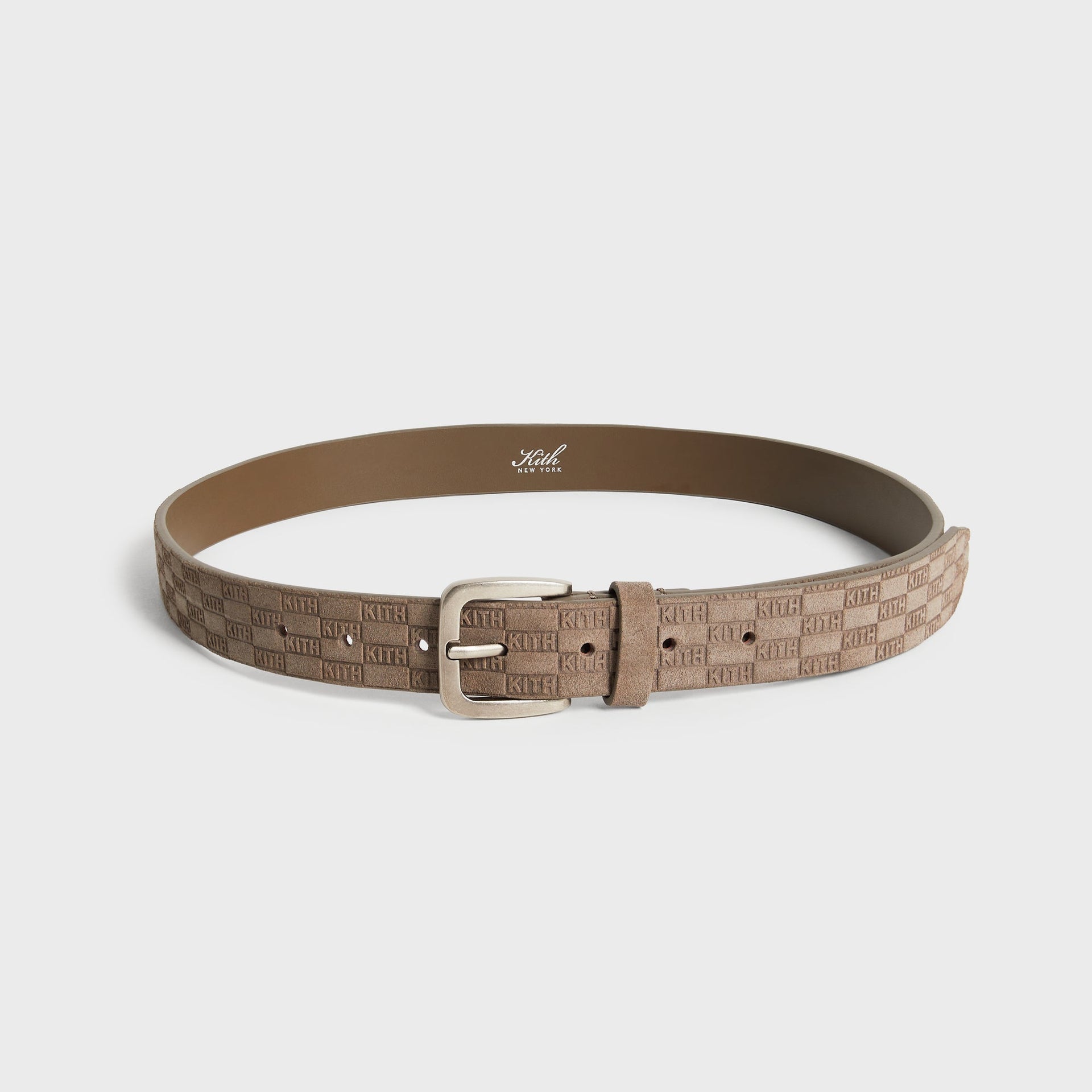 Kith Monogram Suede Belt - Java - PH