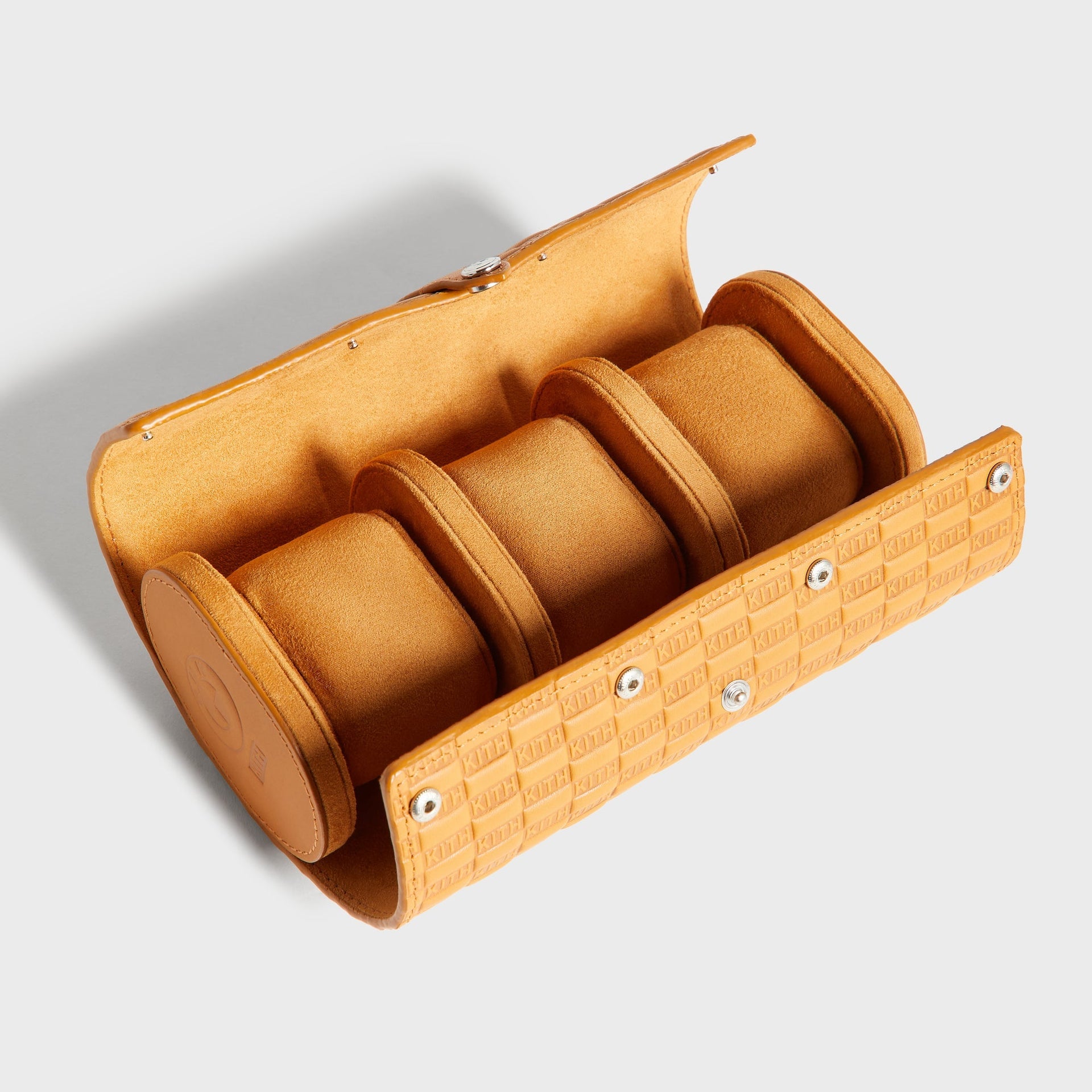 Kith for BMW Leather 3-Watch Roll - Camel - PH