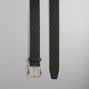 Kith Monogram Saffiano Leather Belt - Black PH