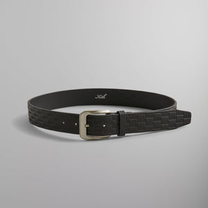 Kith Monogram Saffiano Leather Belt - Black PH