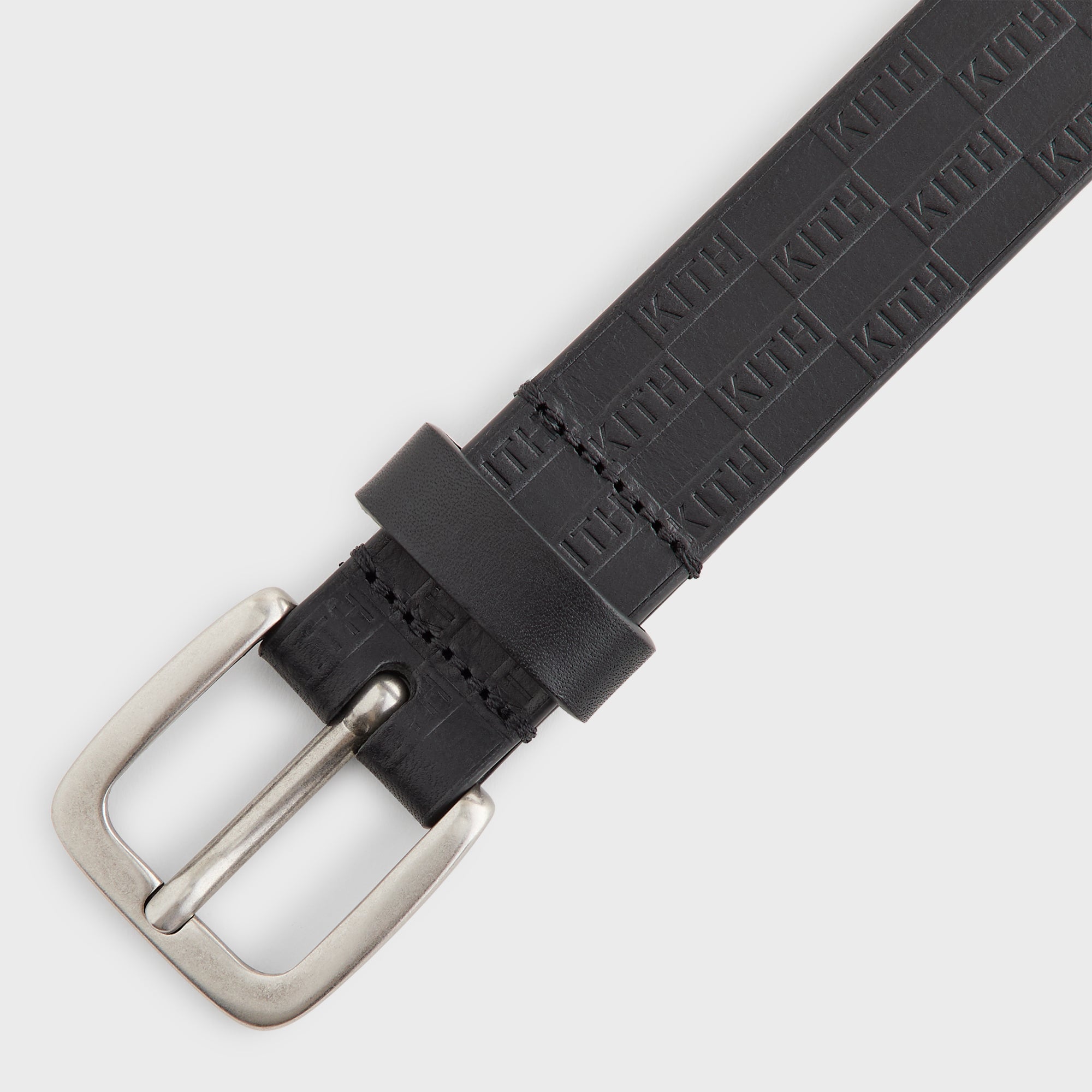 Kith Monogram Vachetta Leather Belt - Black – Kith Europe