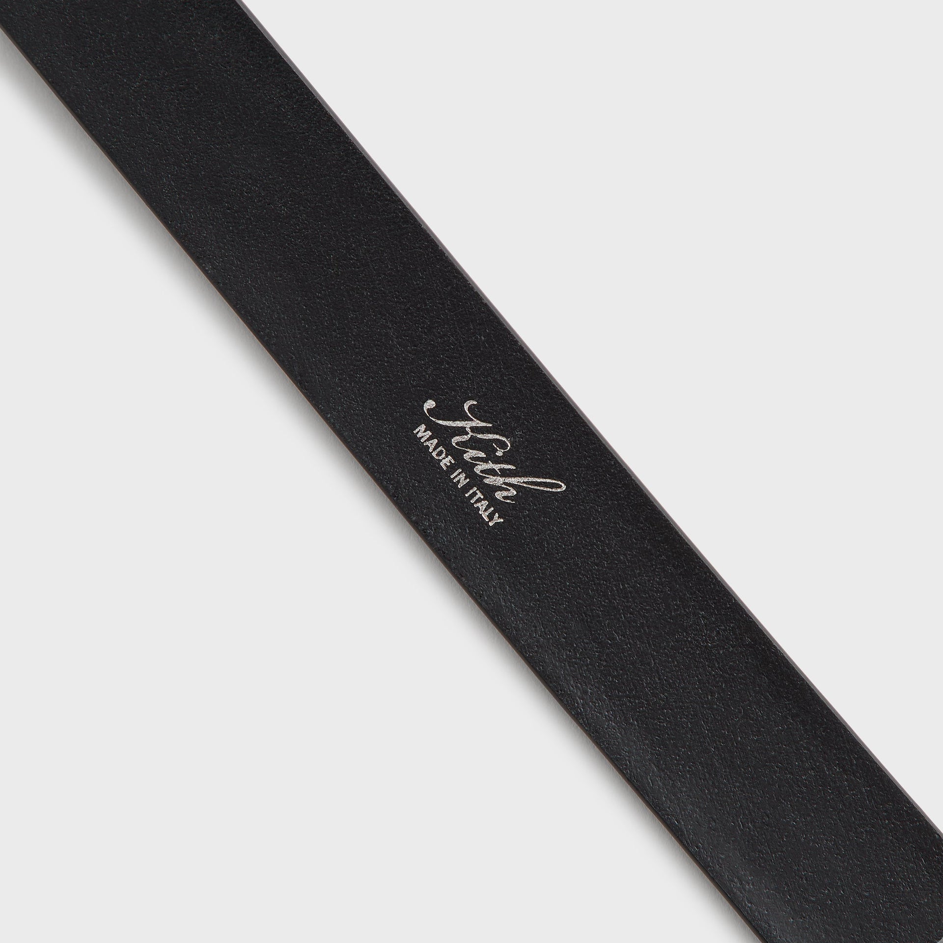Kith Monogram Vachetta Leather Belt - Black