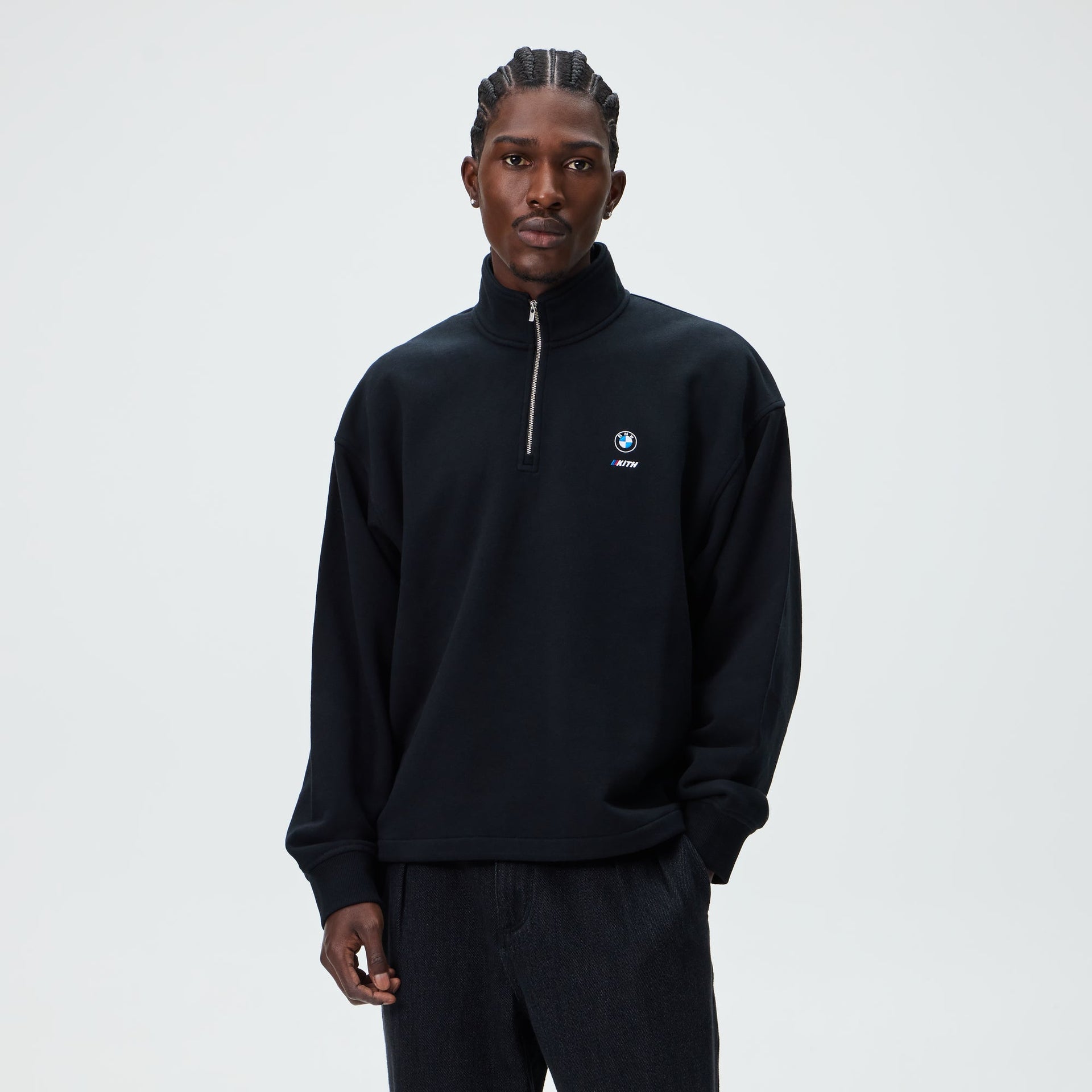 Kith for BMW Nelson Quarter Zip - Black
