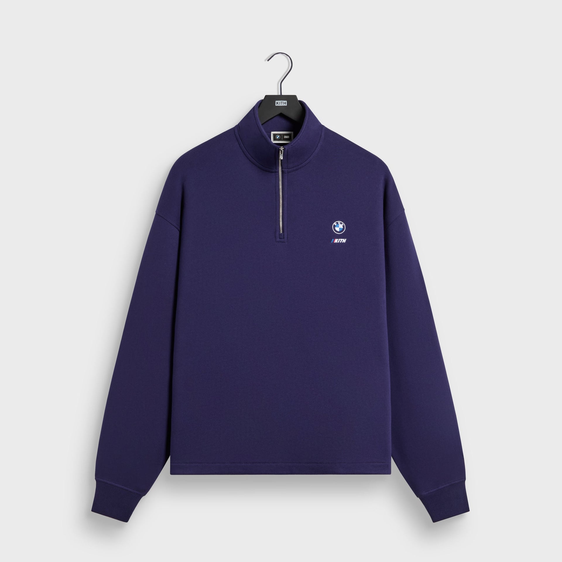 Kith for BMW Nelson Quarter Zip - Techno Violet