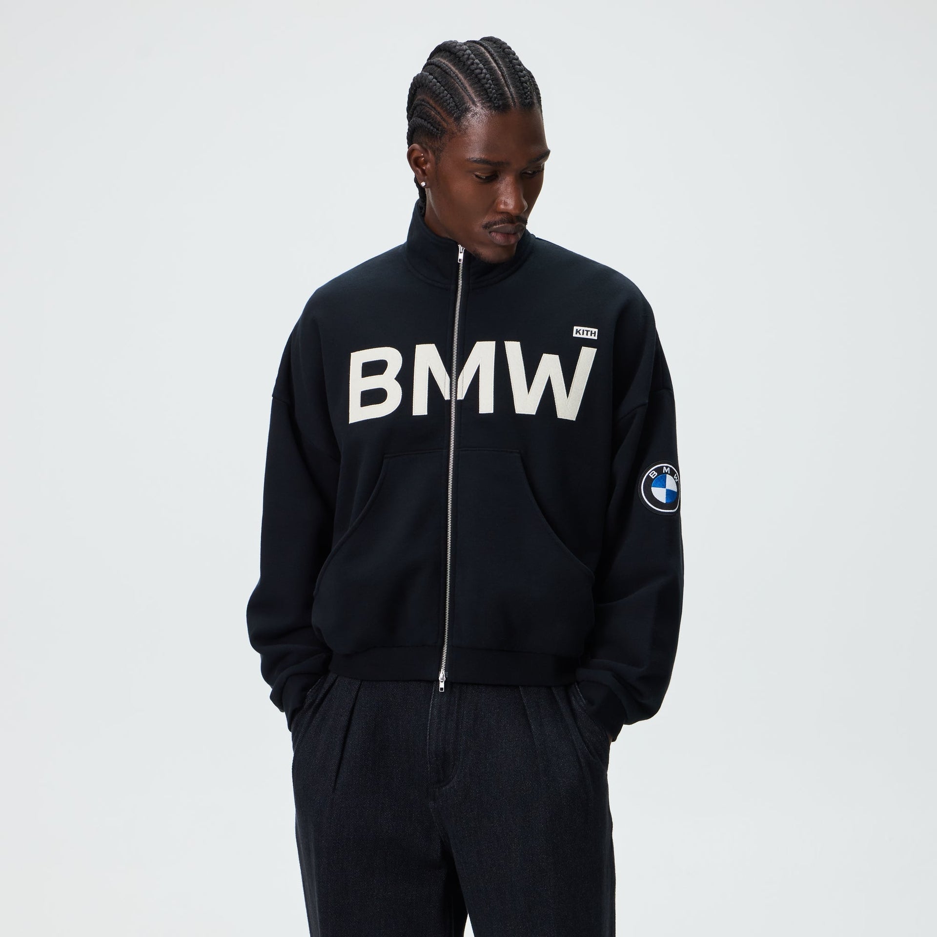 Kith for BMW Braxton Track Zip - Black - PH