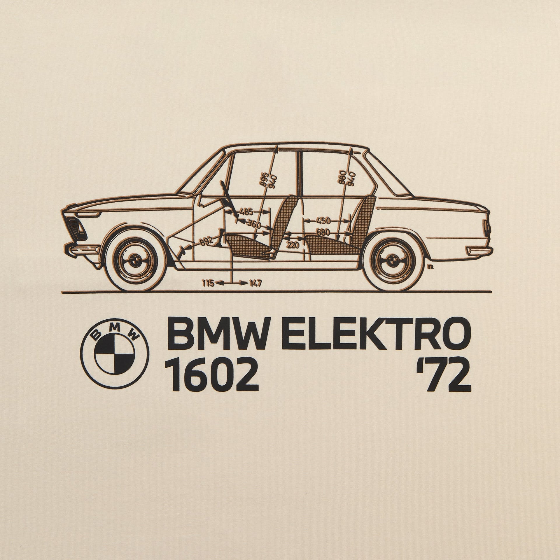 Kith for BMW 1602 Schematic Pocket Tee - Sandrift