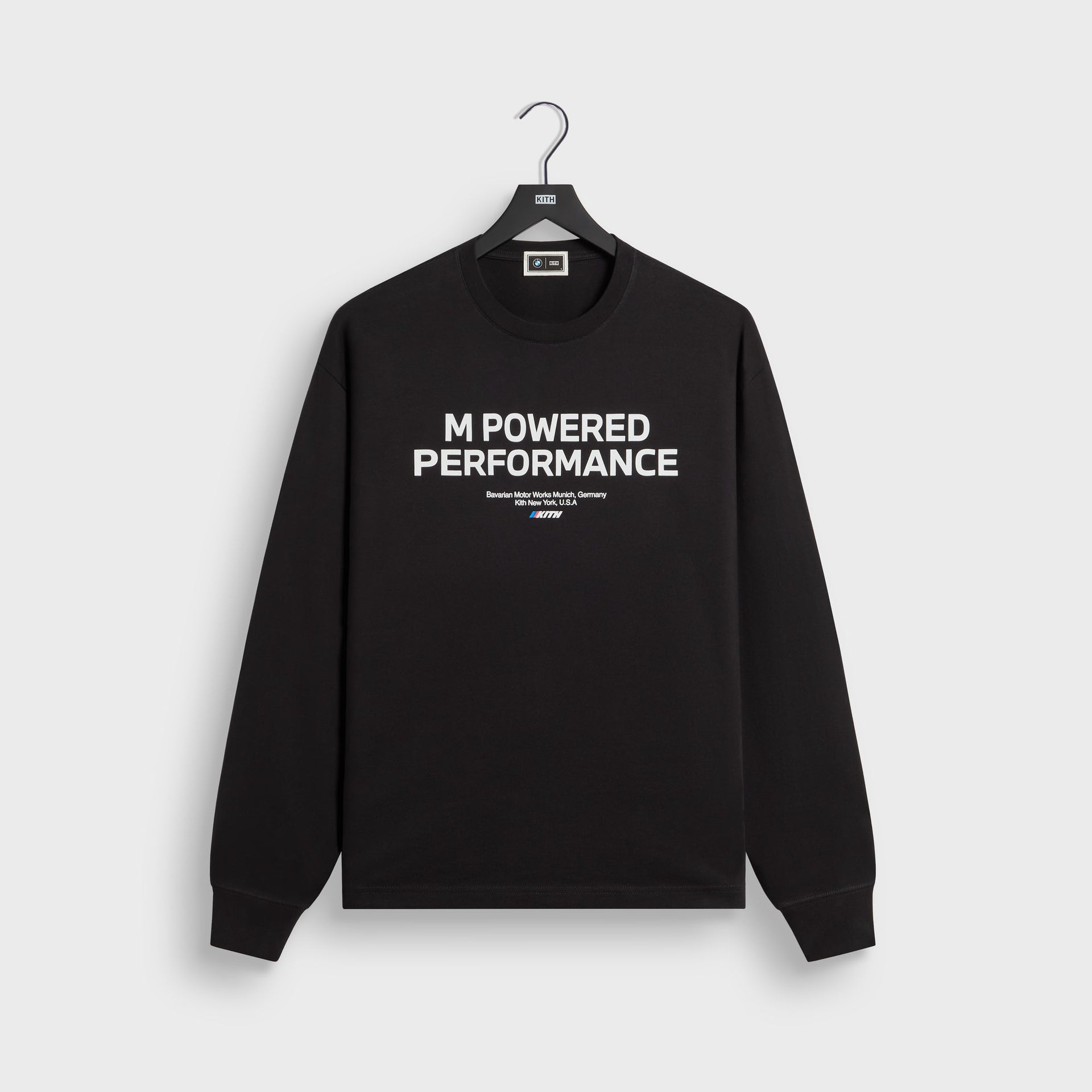 Kith for BMW M Quote Long Sleeve Tee - Black