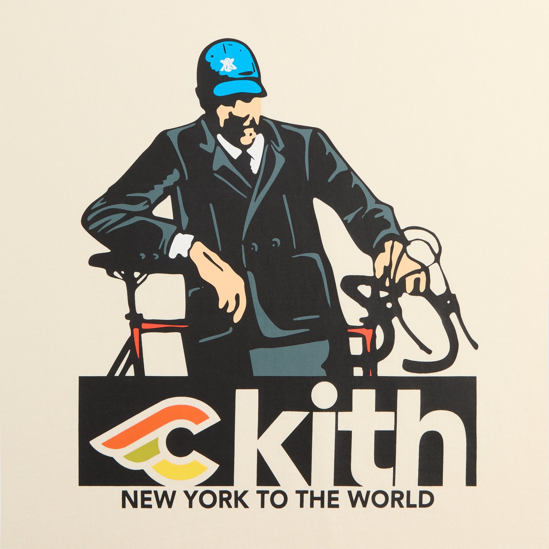 Kith for Cinelli Italo Lupi Tee - Sandrift