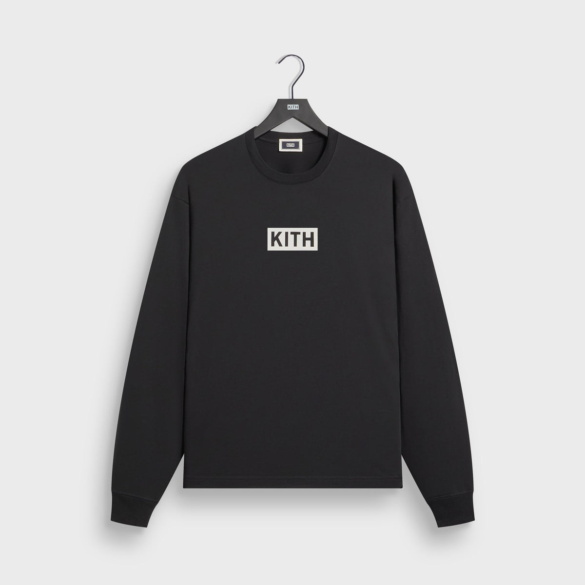 Kith Vancouver Geometric Long Sleeve Tee - Black