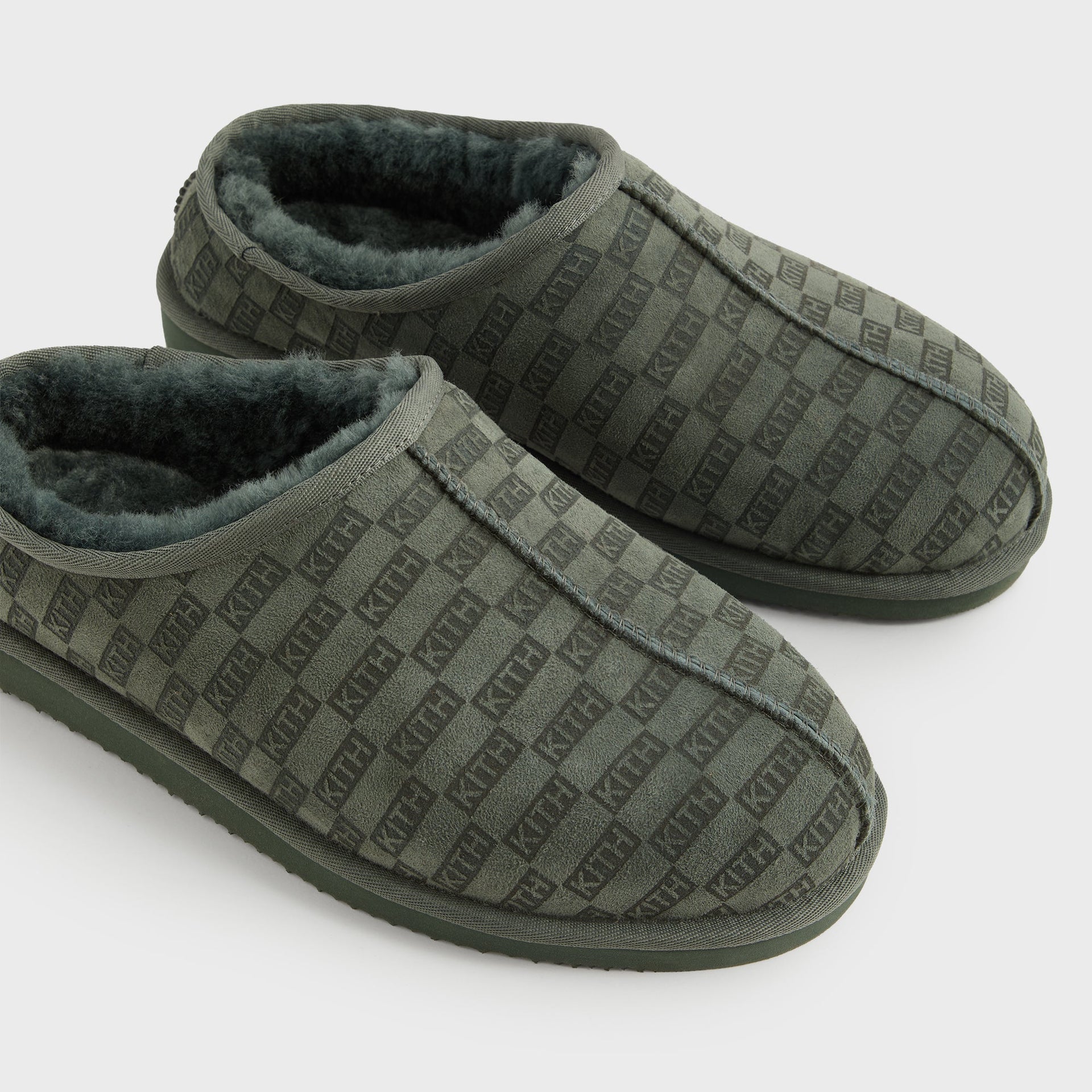Kithmas Monogram Shearling Slippers - Stadium - PH
