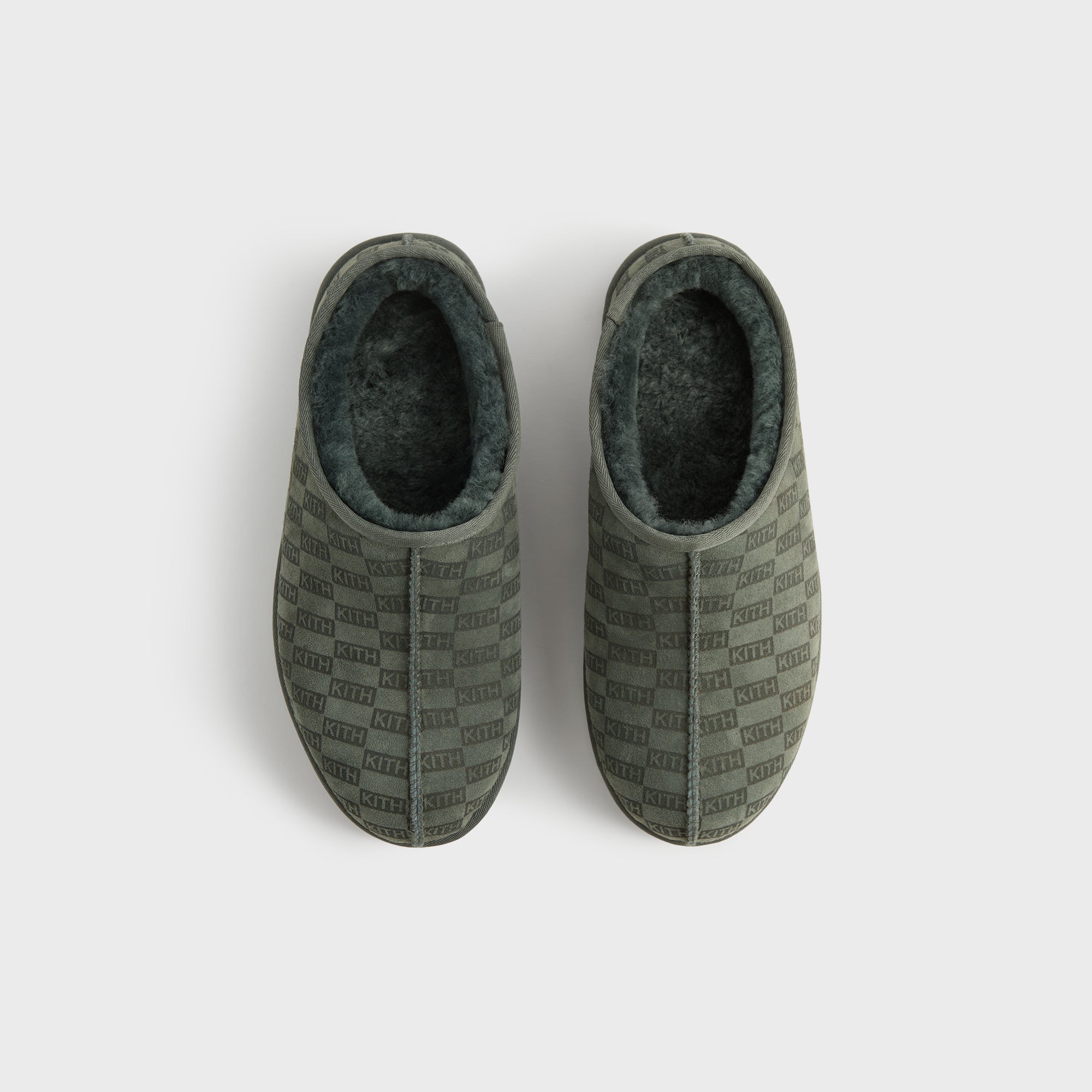Kith Monogram Shearling Slippers - Stadium – Kith Europe