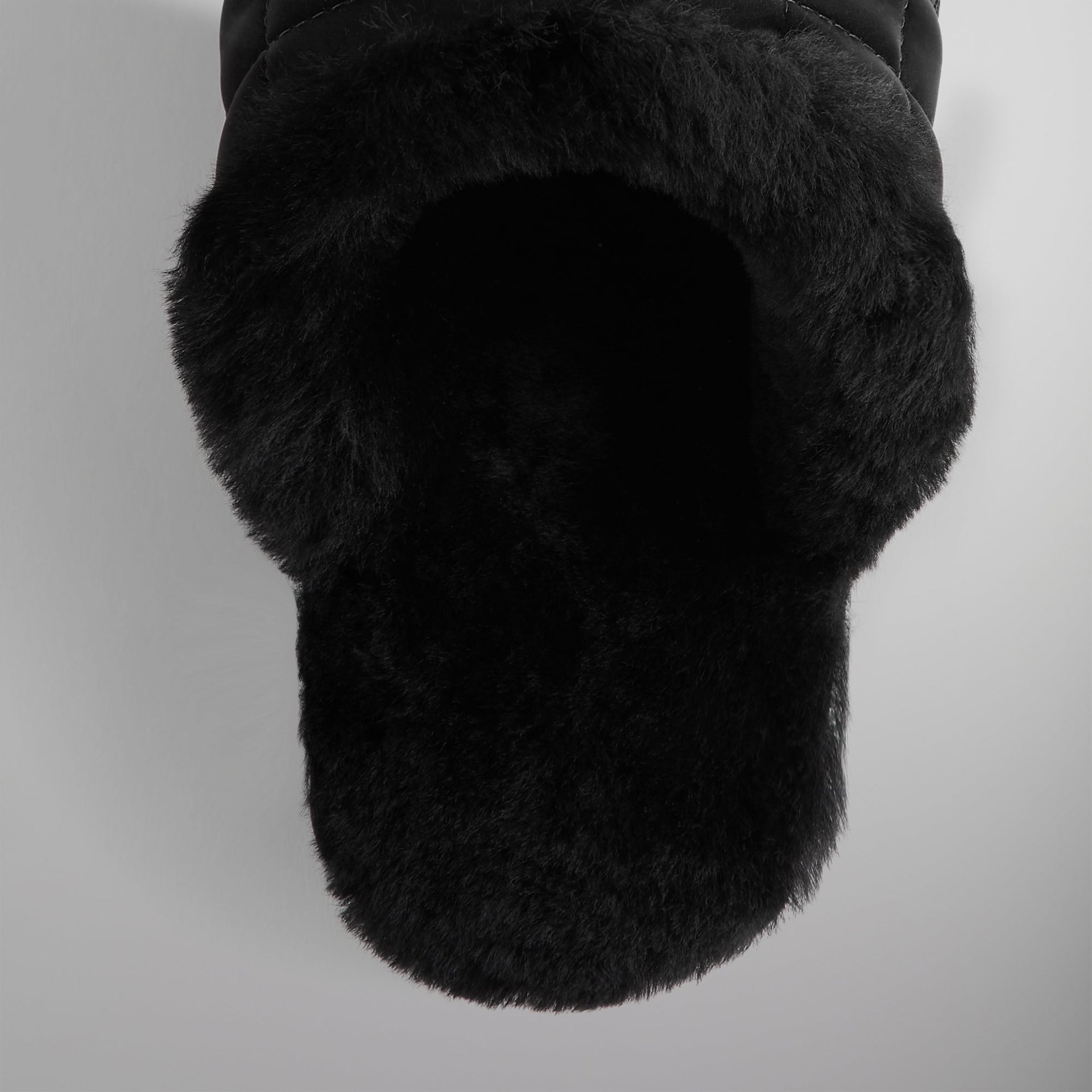 Kith Puffed Logo Slippers - Black