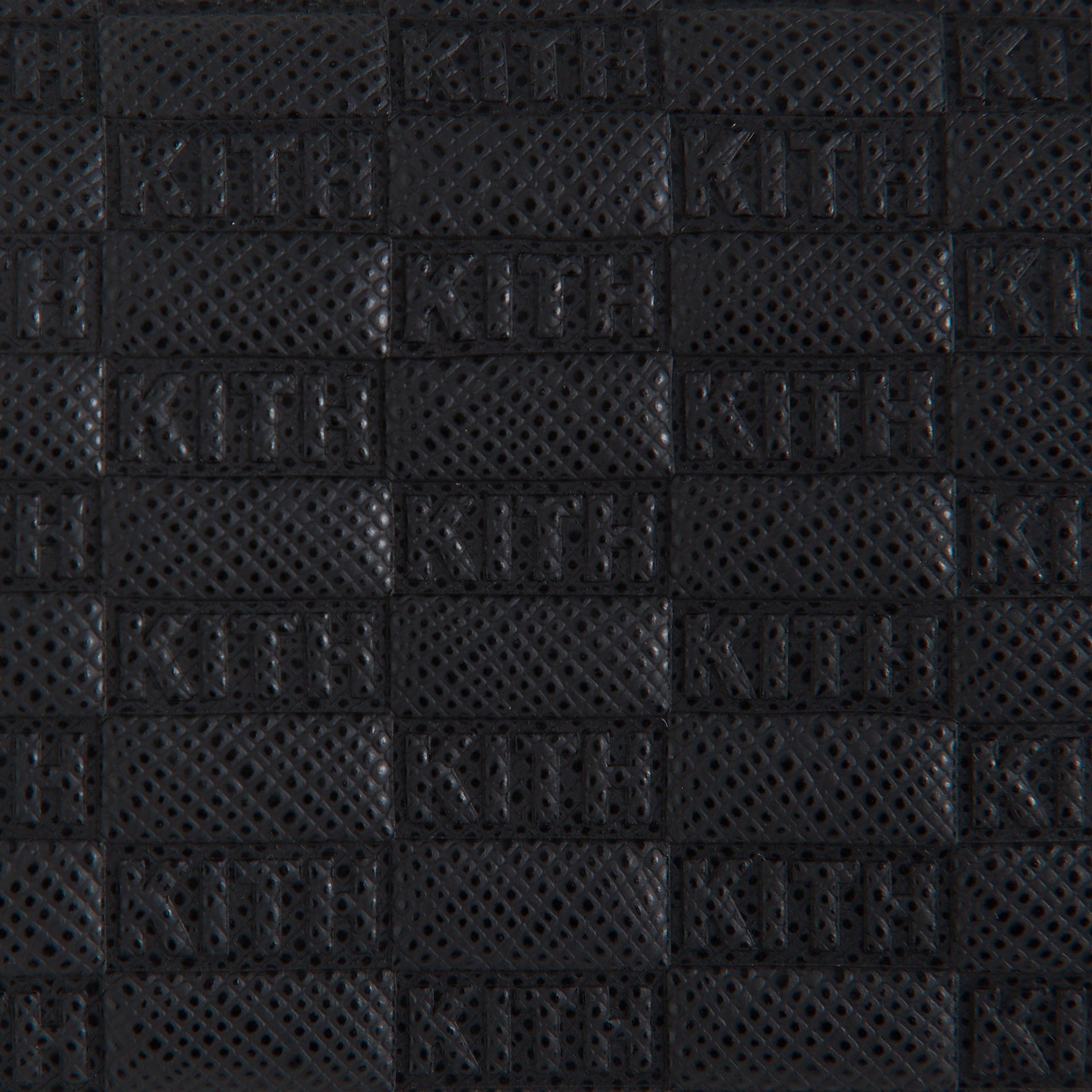 Kithmas Monogram Saffiano Leather Single Watch Roll - Black