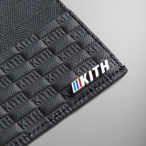 Kith for BMW Monogram Leather Card Holder - Black