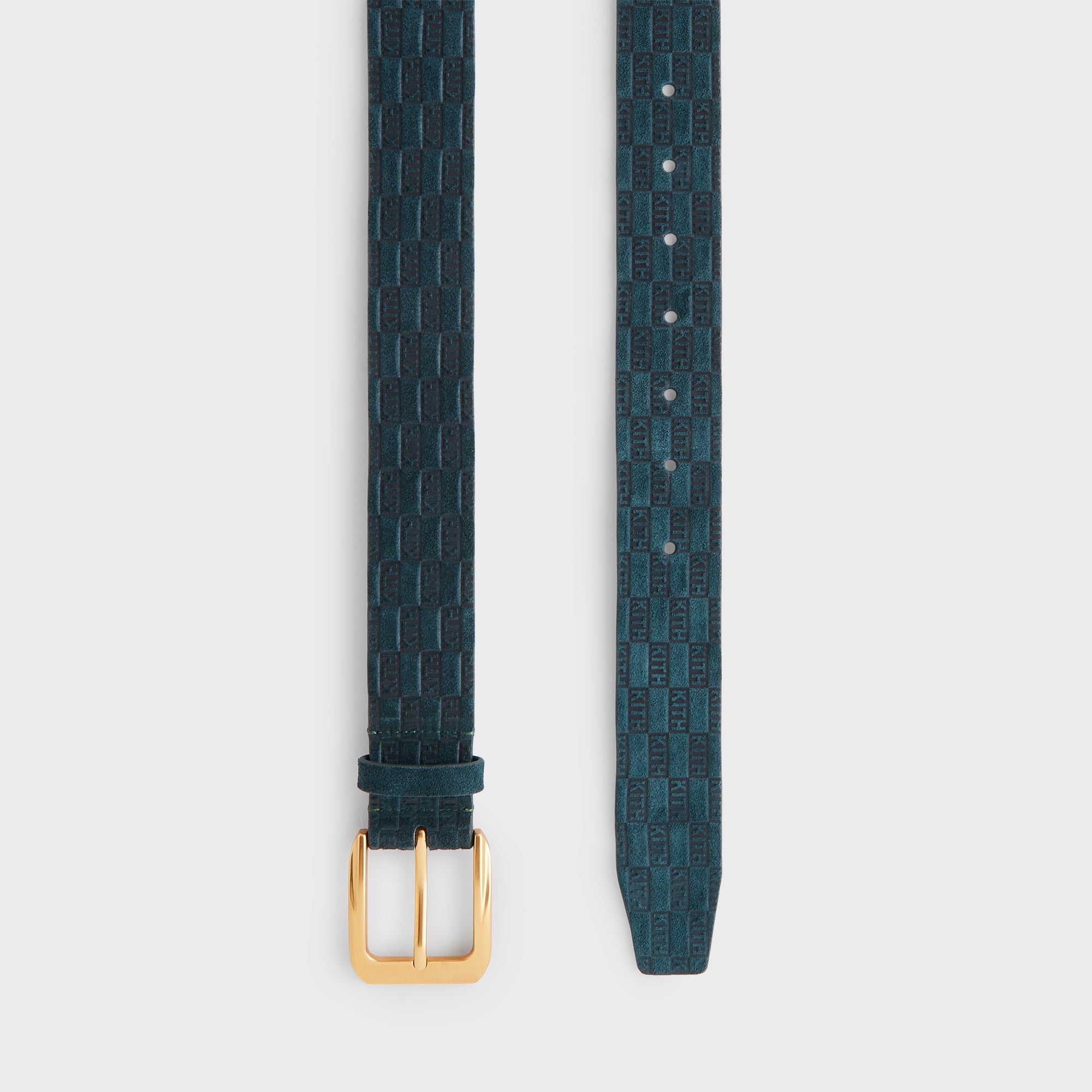 Kith Monogram Suede Leather Belt - Stadium – Kith Europe