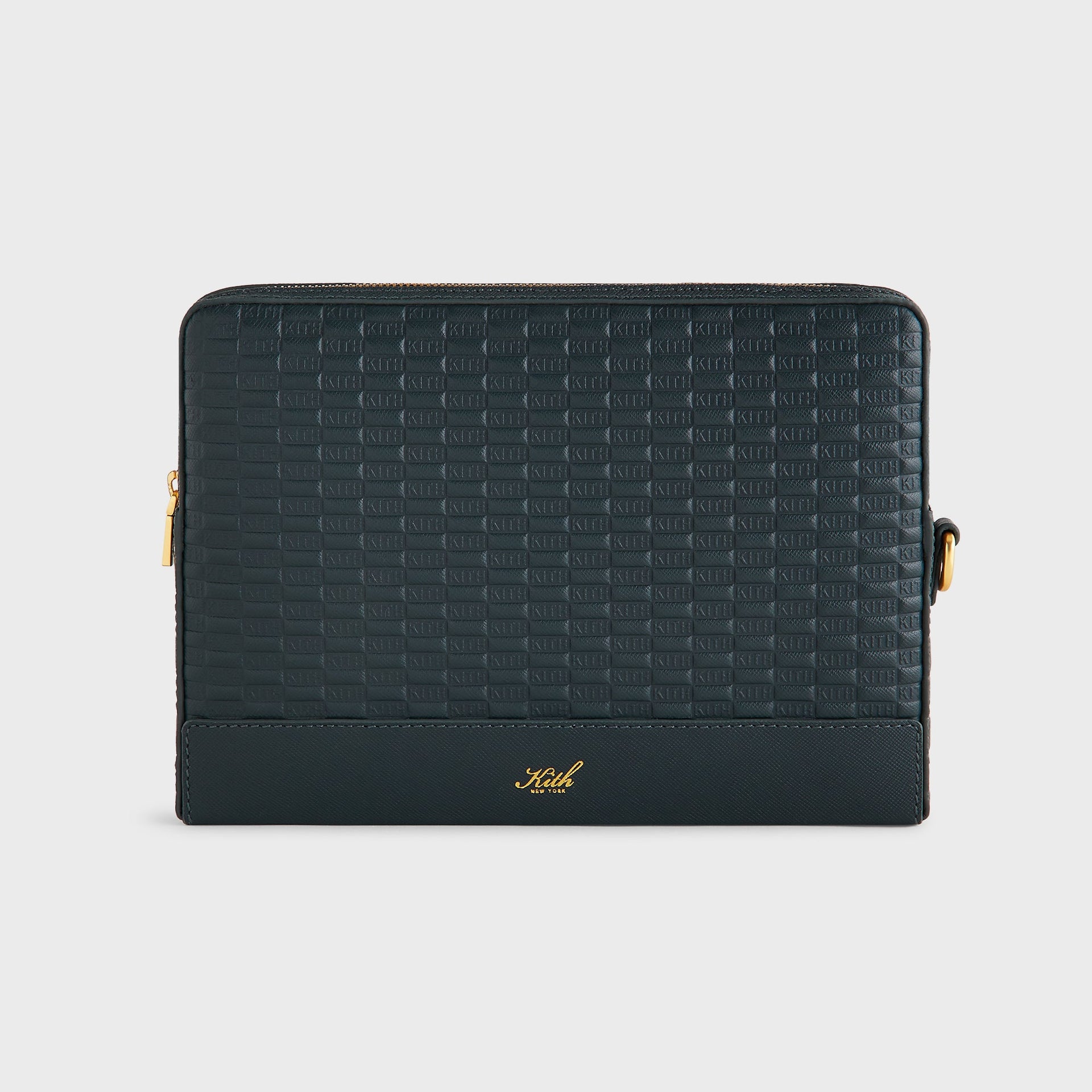 Kith Monogram Leather 11" Tech Case - Stadium