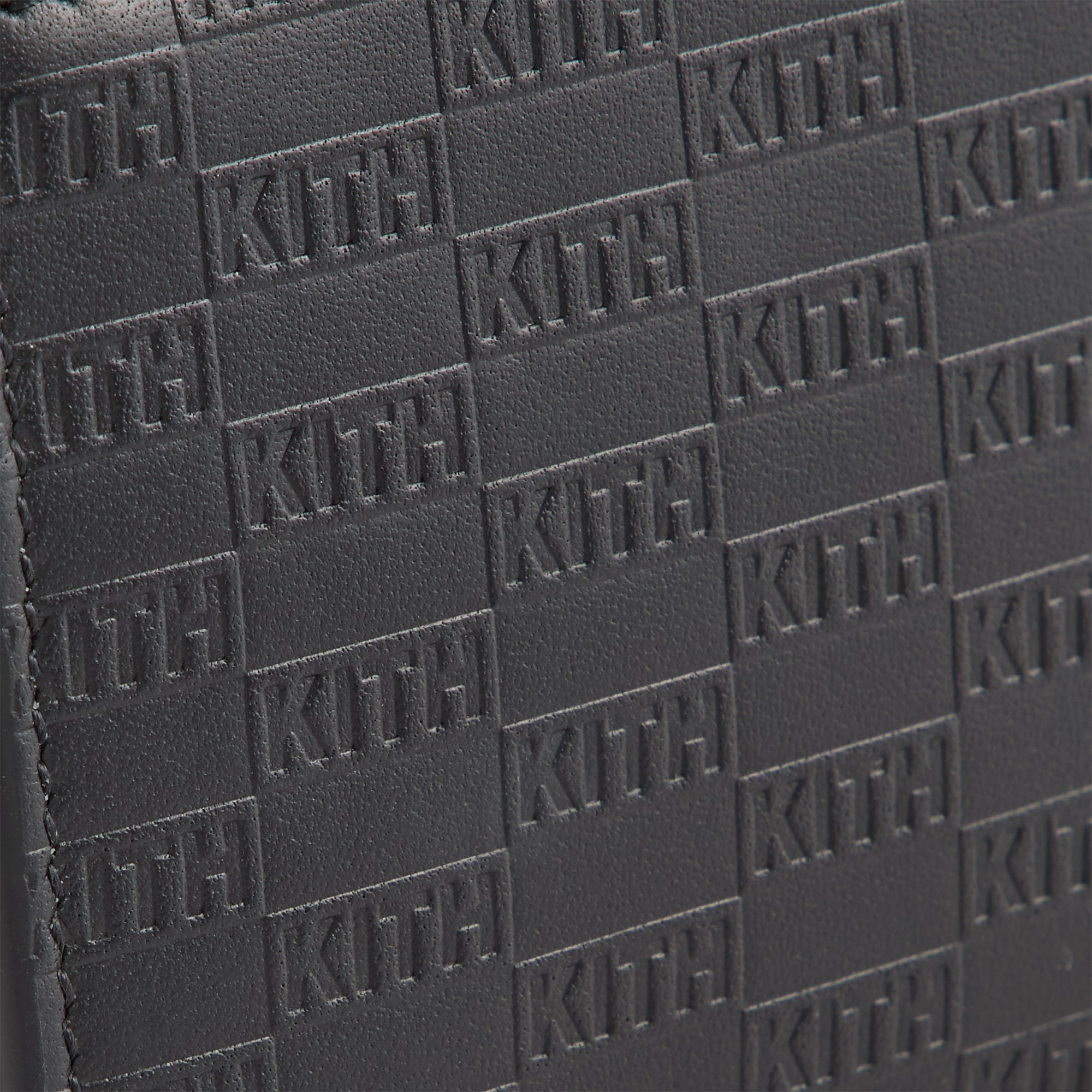 Kith Monogram Vachetta Zip Wallet - Black – Kith Europe