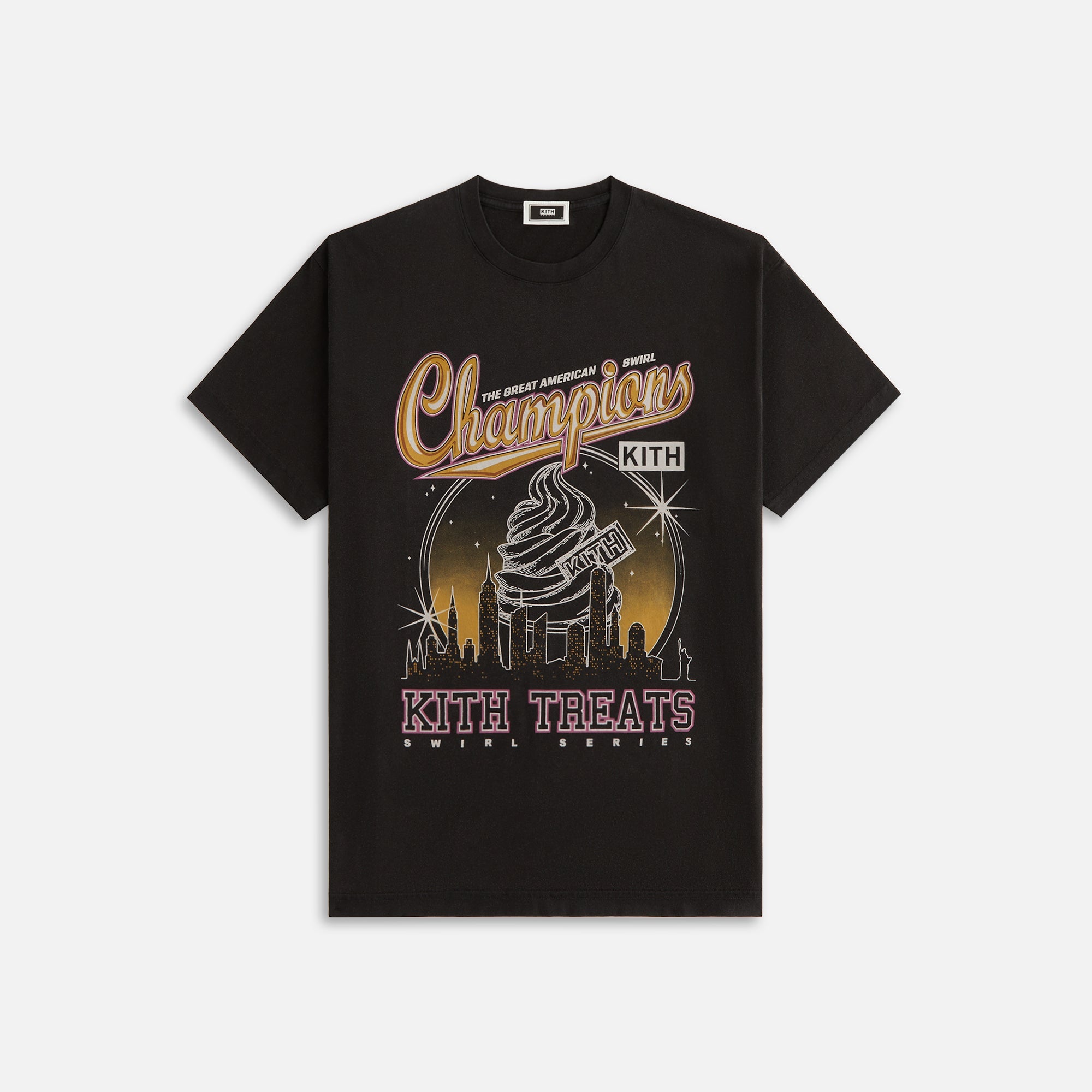 Kith Treats Champions Vintage Tee - Black – Kith Europe