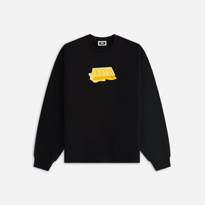 Kith Treats Waffle Butter Nelson Crewneck - Black