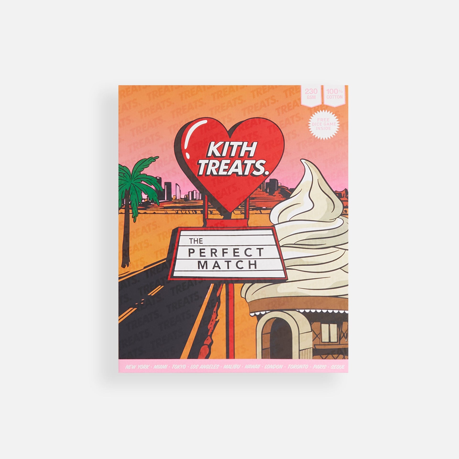 Kith Treats Perfect Match Vintage Tee - Sandrift