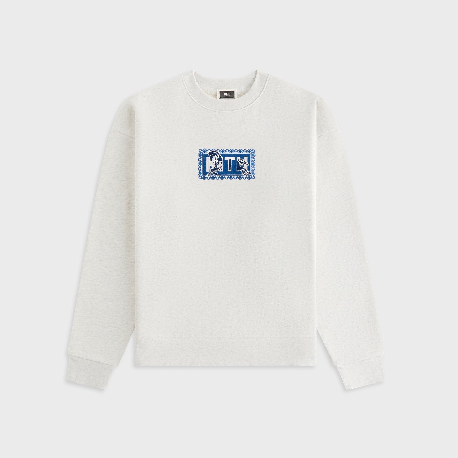 Kith Treats Year of the Horse Nelson Crewneck - Light Heather Grey - PH