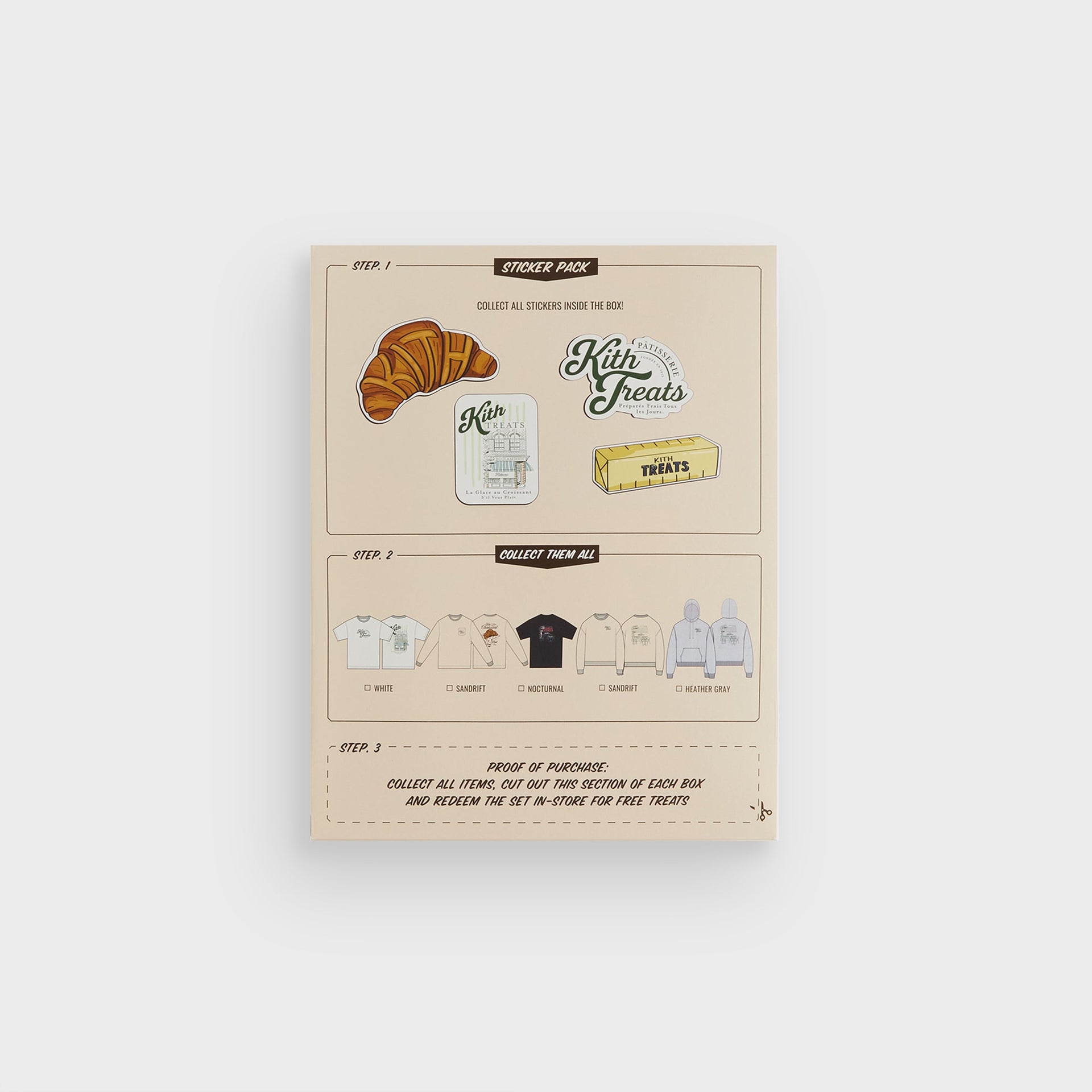 Kith Treats Store Front Nelson Crewneck - Sandrift