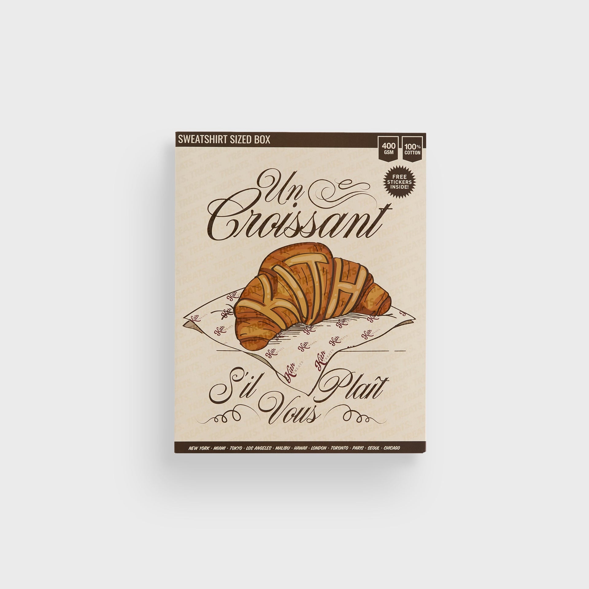 Kith Treats Store Front Nelson Crewneck - Sandrift