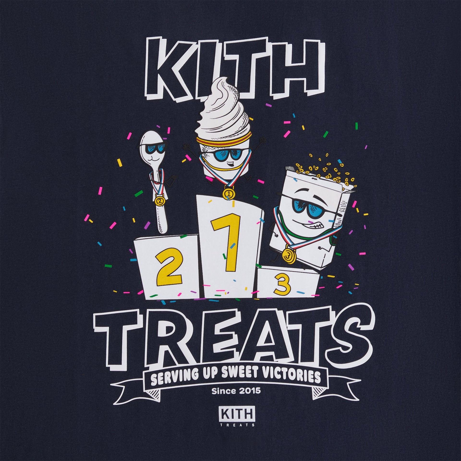 Kith Treats Podium Long Sleeve Tee - Nocturnal