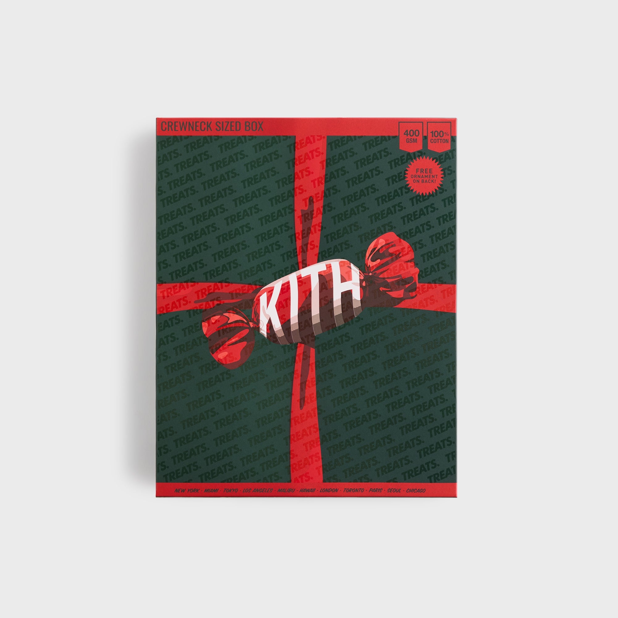 Kith Treats Peppermint Logo Nelson Crewneck - Black – Kith Europe